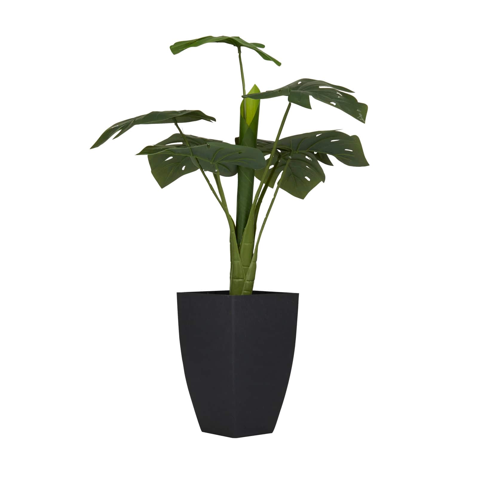 28" Black Contemporary Floral & Botanical Artificial Foliage