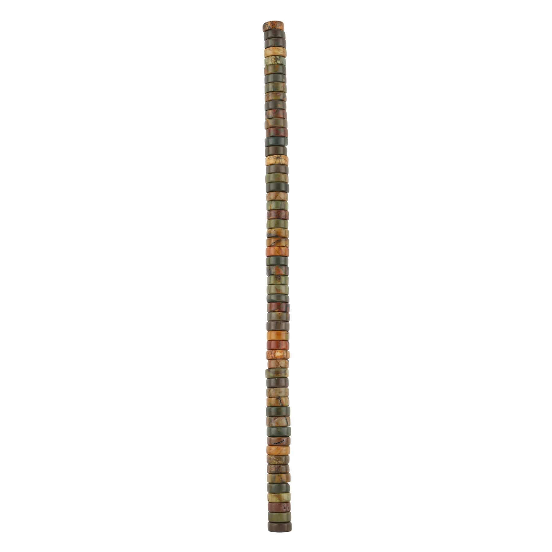 12 Pack: Picasso Jasper Heishi Beads by Bead Landing™