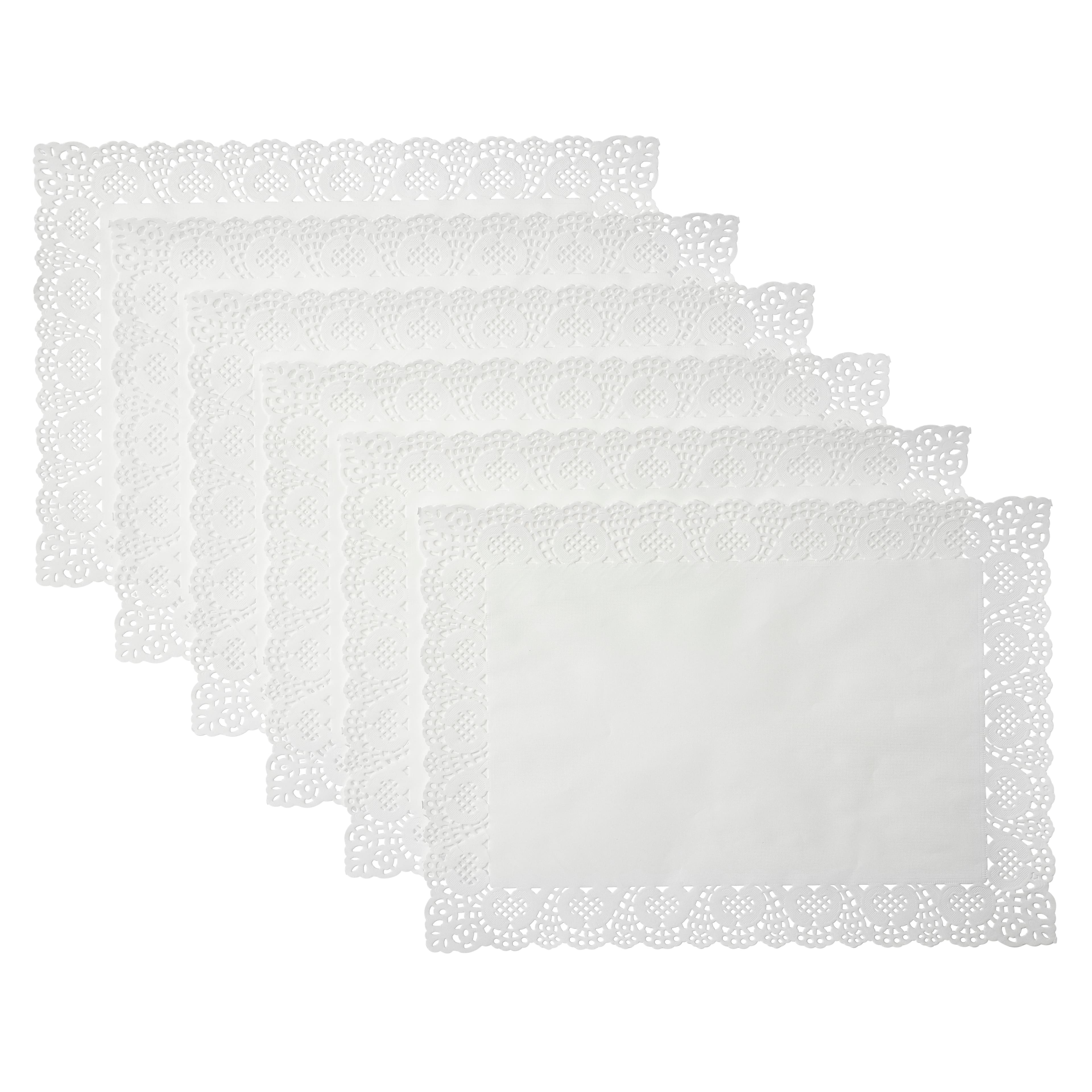 18 Packs: 6 ct. (108 total) Rectangle Grease-Proof Doilies by Celebrate It®