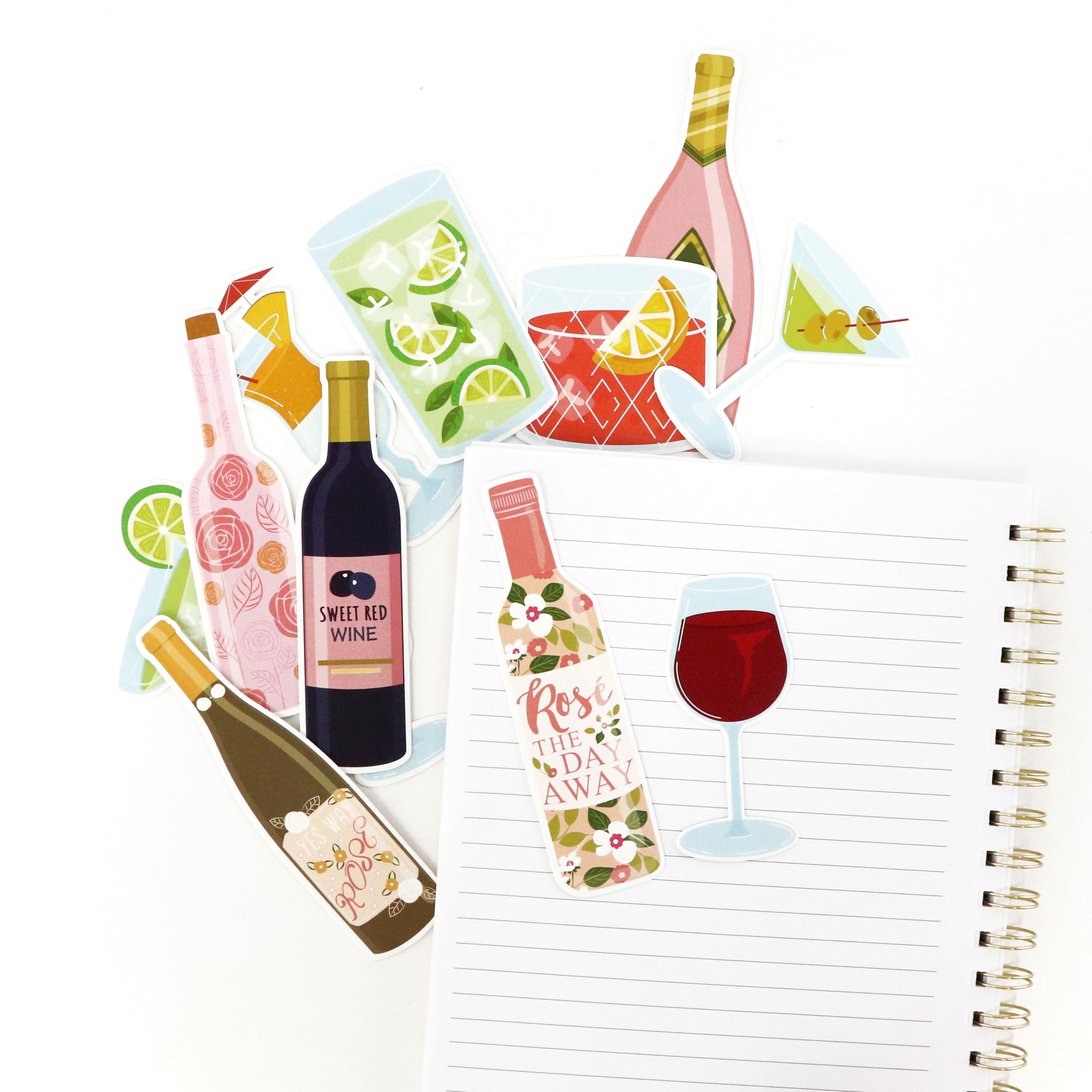 Cocktail Drinks Die Cut Stickers by Recollections™
