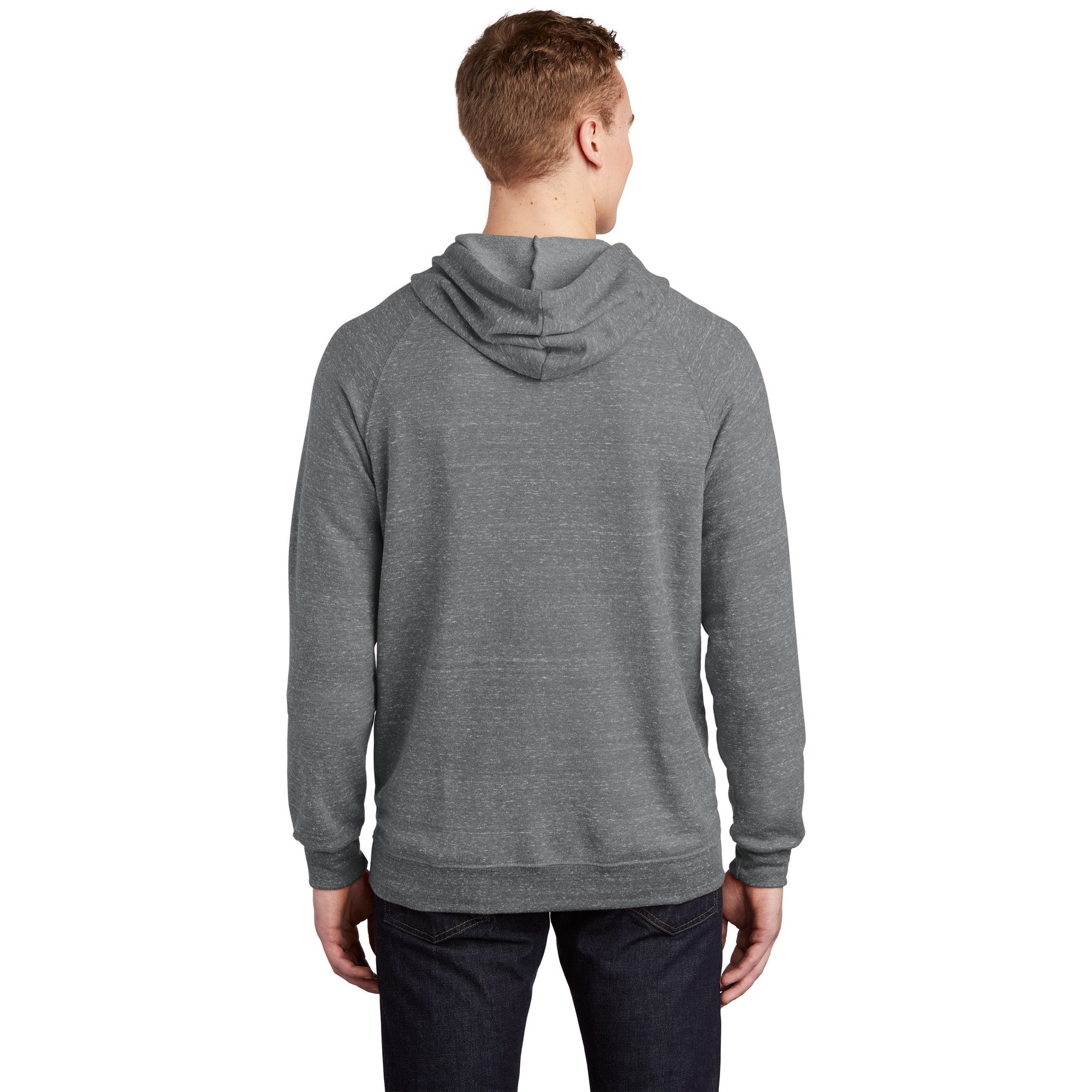 JERZEES® Snow Heather French Terry Raglan Hoodie