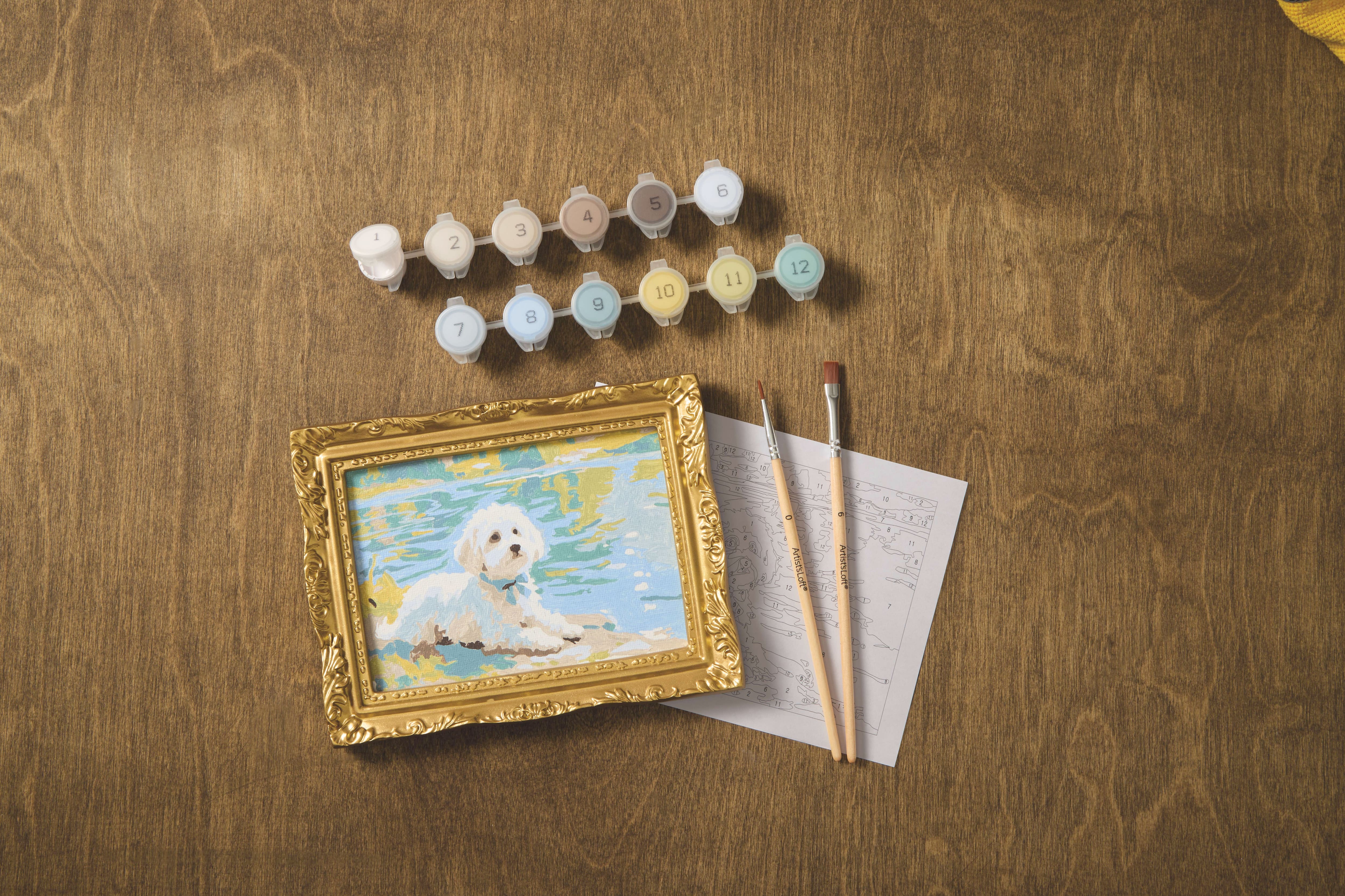 Coquette Dog Paint-by-Number Framed Mini Kit by Artist's Loft®