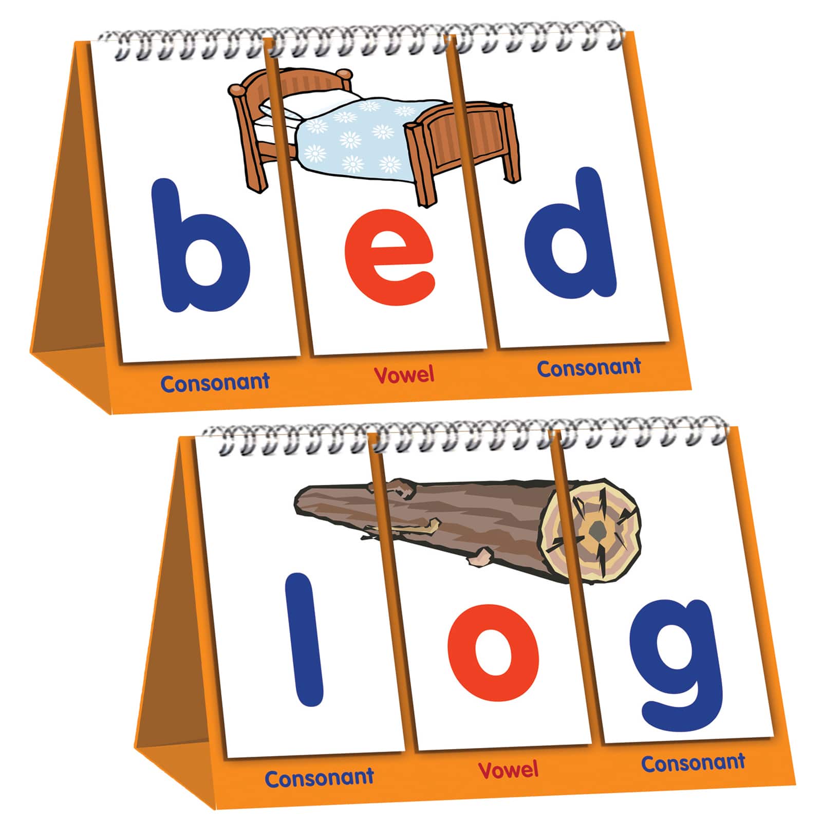 Junior Learning® Double-Sided CVC Flips, 3ct.