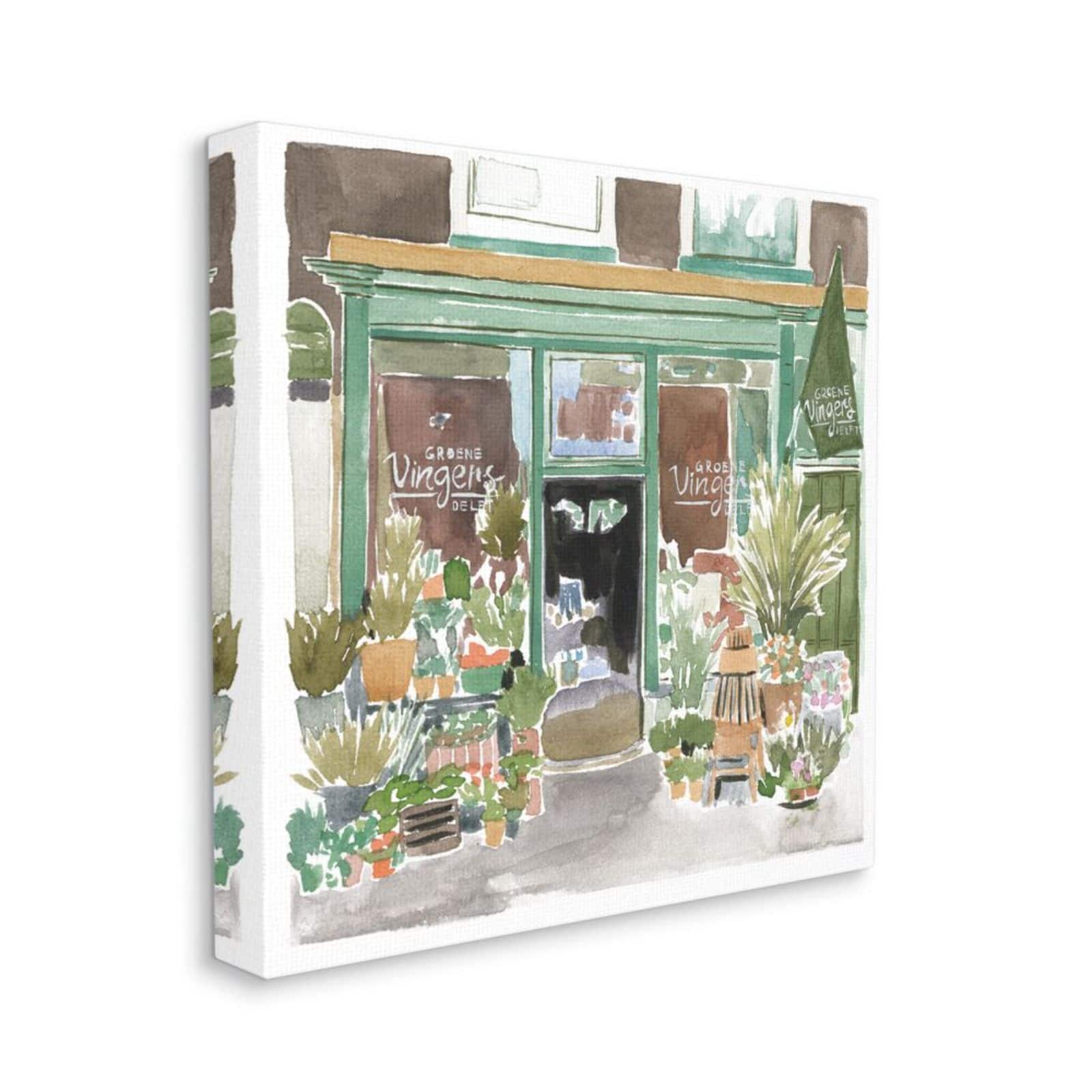 Stupell Industries Paris Flower Shop Wall Art