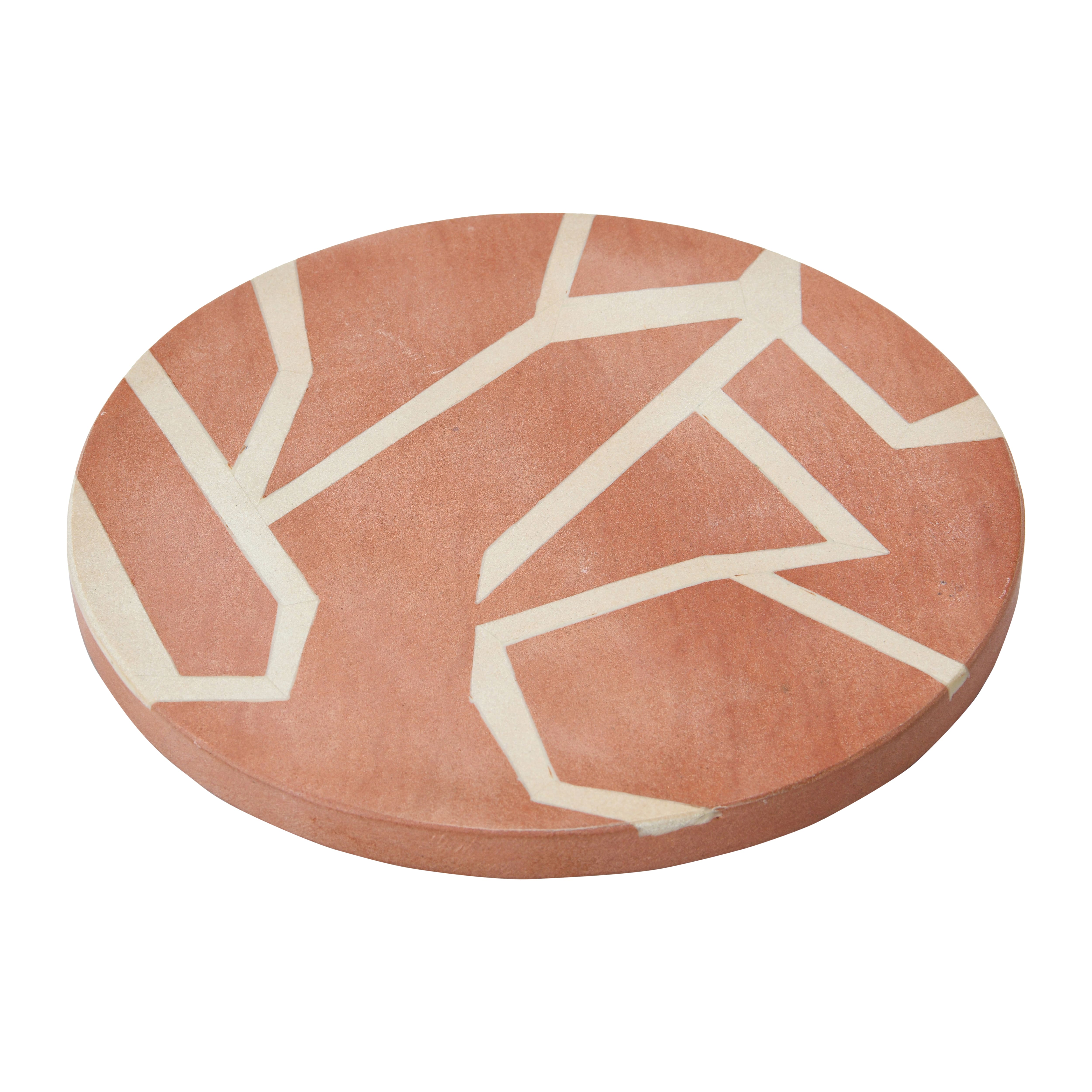Hello Honey® 10" Terracotta Round Sandstone Trivet
