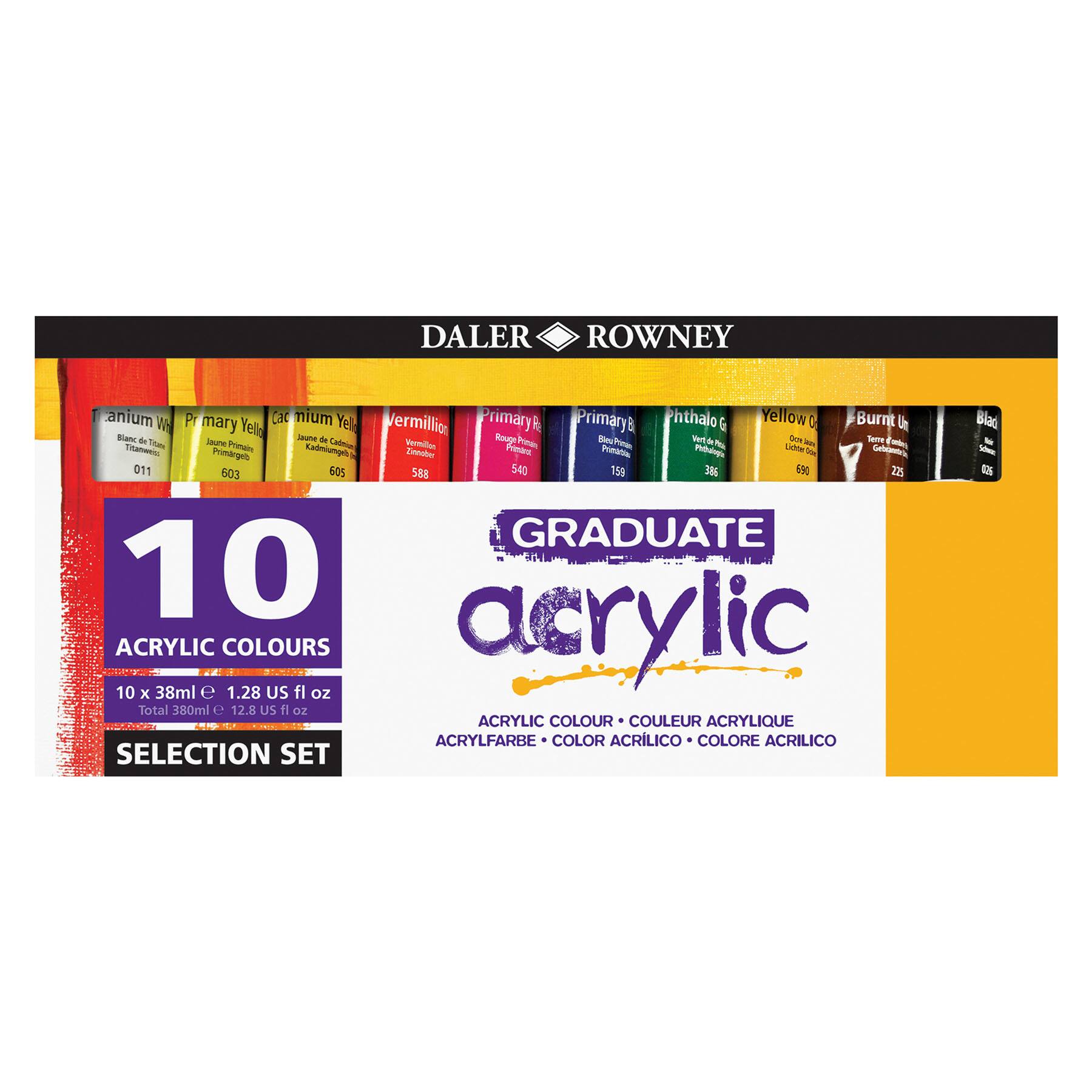 Daler-Rowney® Graduate Acrylic Paint Selection Set
