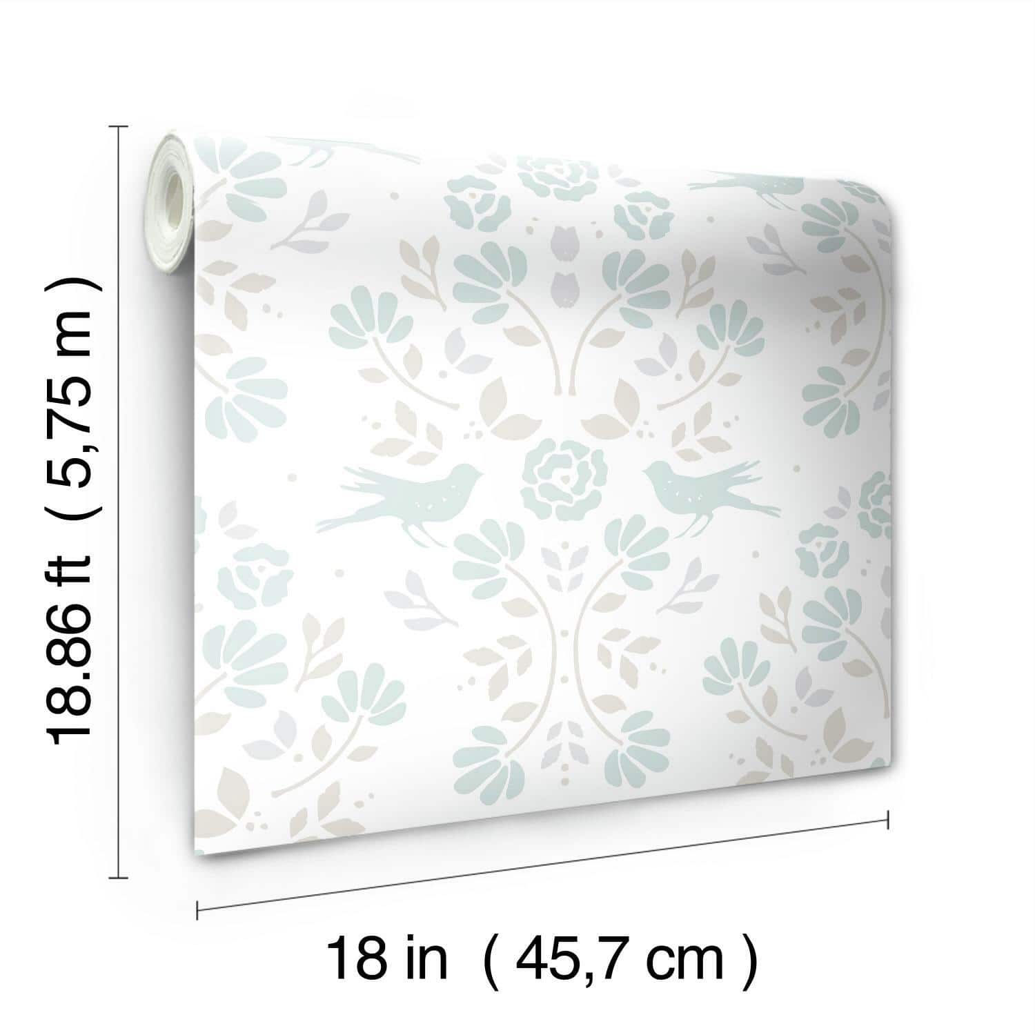 RoomMates Rose Lindo Woodland Peel & Stick Wallpaper