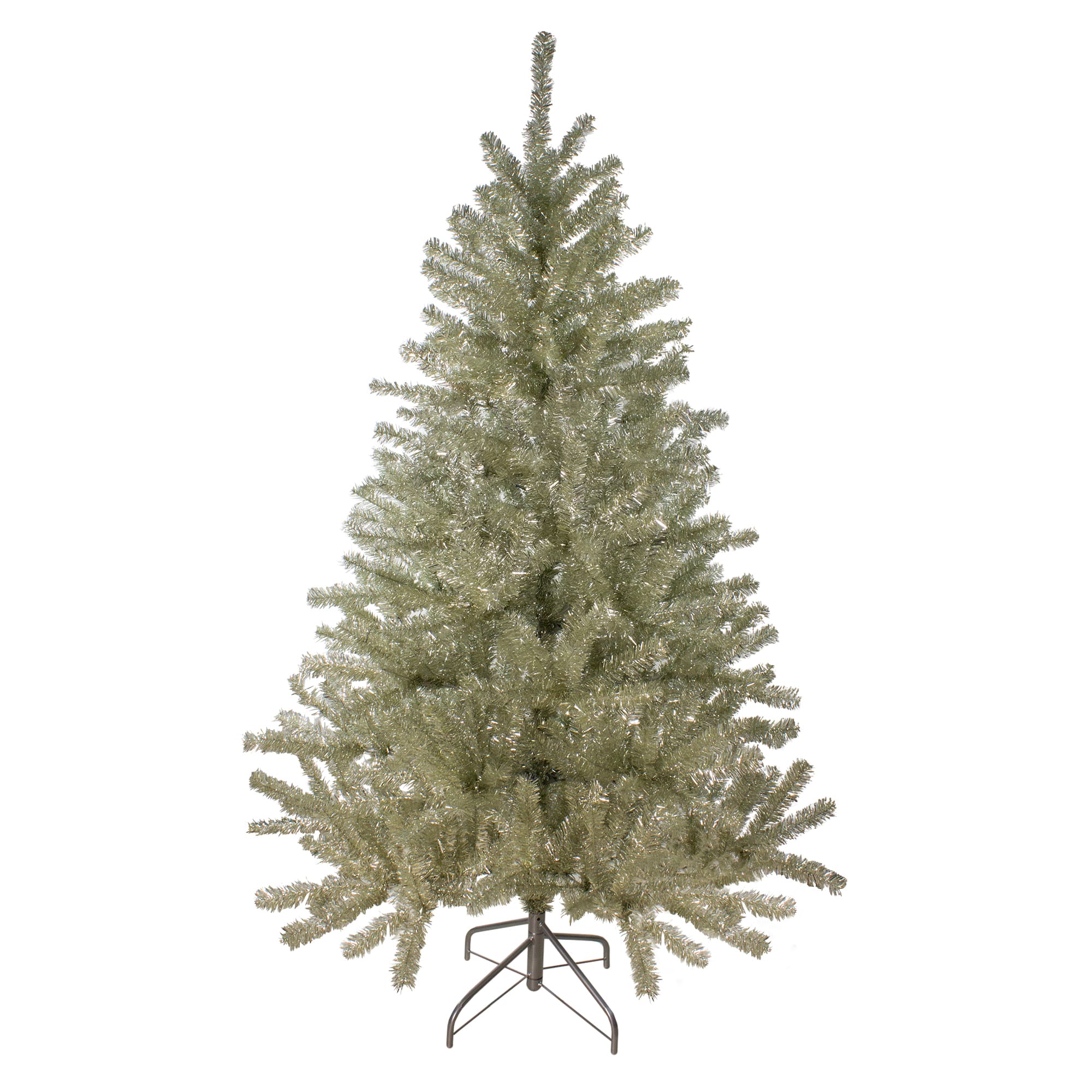 6ft. Unlit Platinum Tinsel Artificial Christmas Tree
