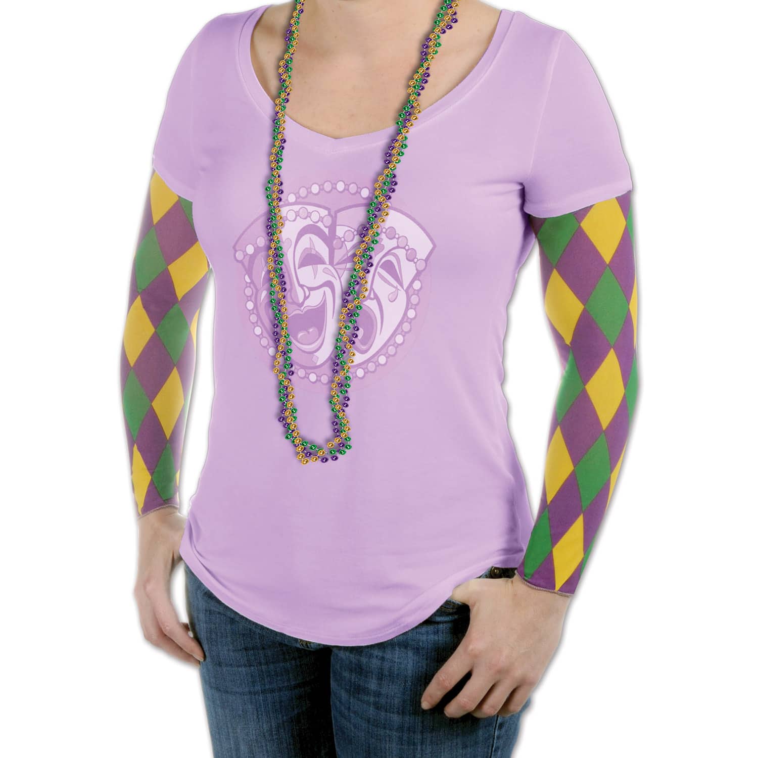 Beistle Harlequin Party Sleeves, 2ct.