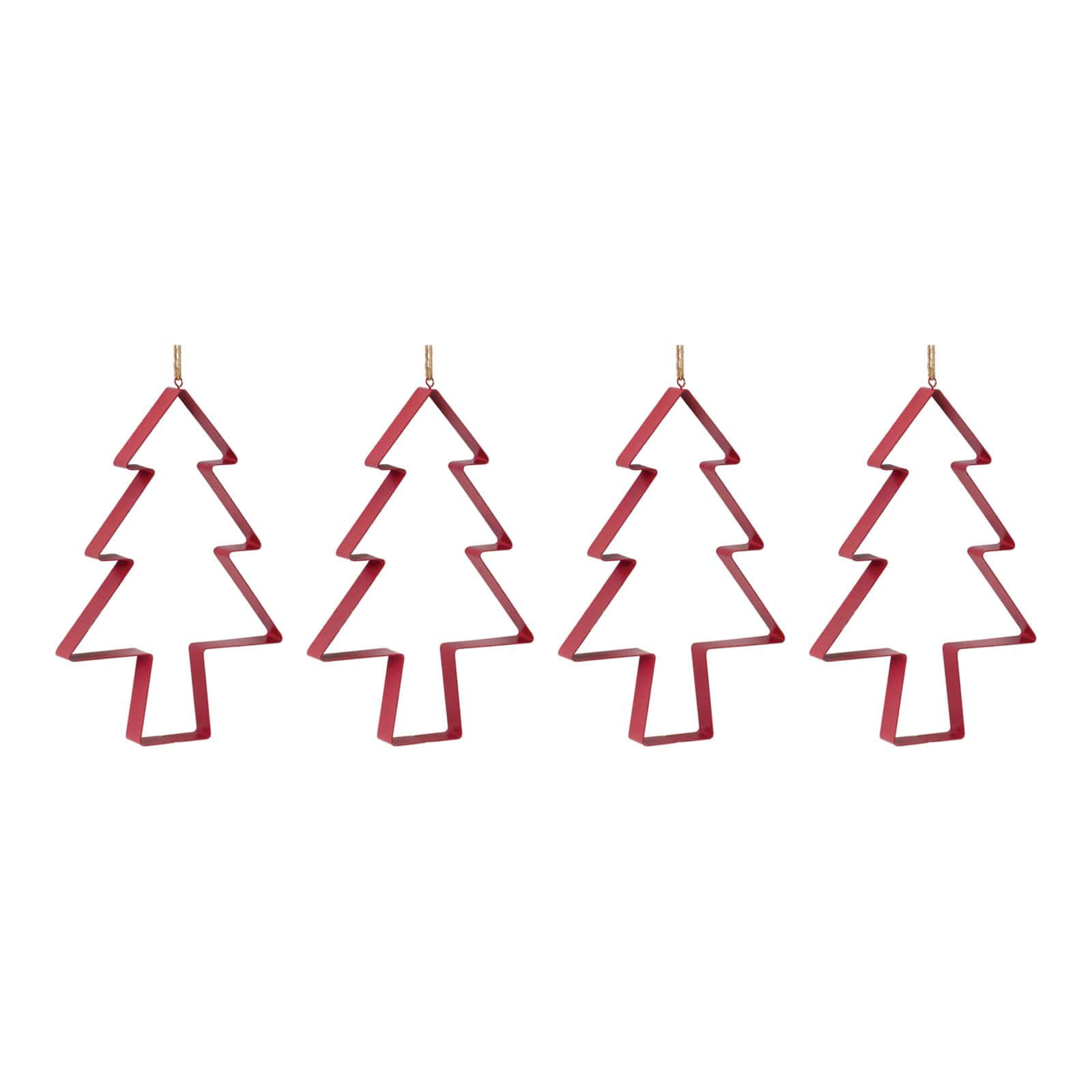 12" Pine Tree Cookie Cutter Ornament Set