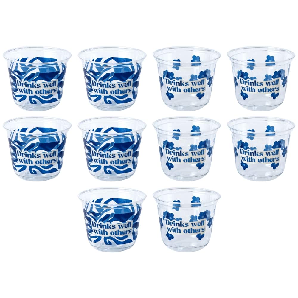Drinks Well with Others Plastic Cups 10-Pack