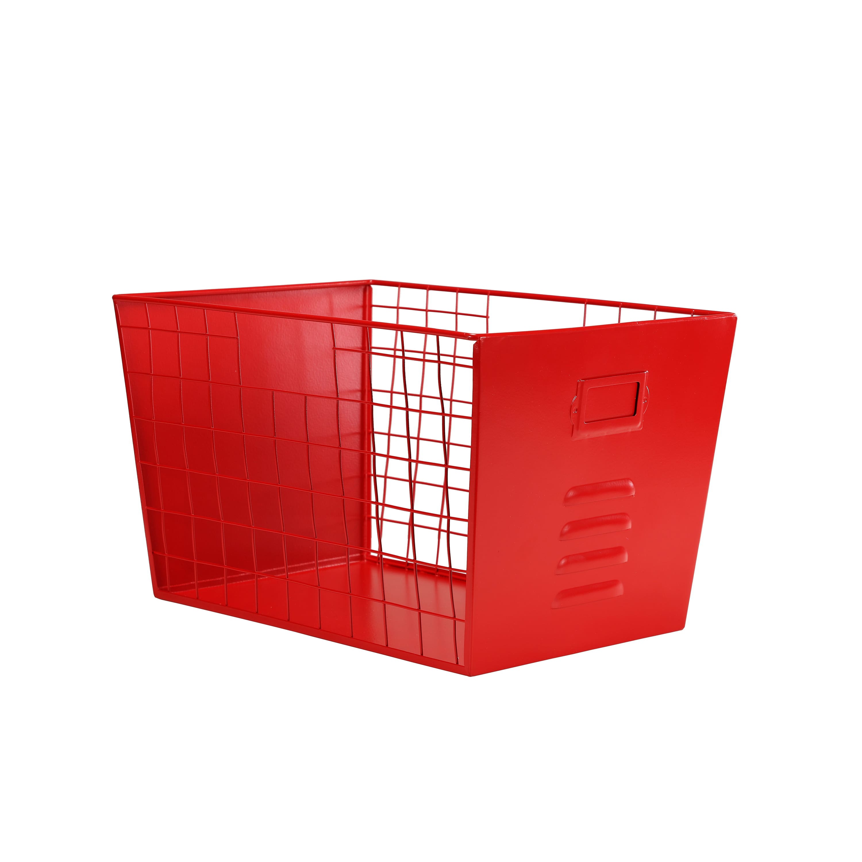 6 Pack: 13" Red Wire Multifunctional Basket