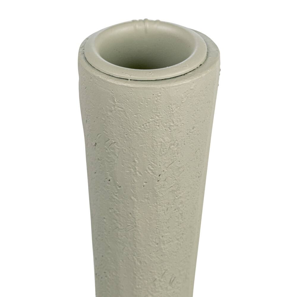 Hello Honey® 10" Ivory Modern Sculptural Taper Candle Holder