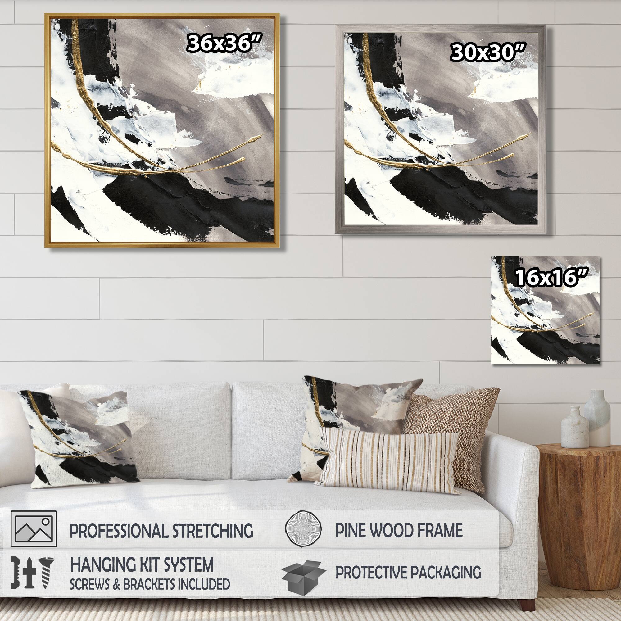 Designart - Glam Painted Arcs II