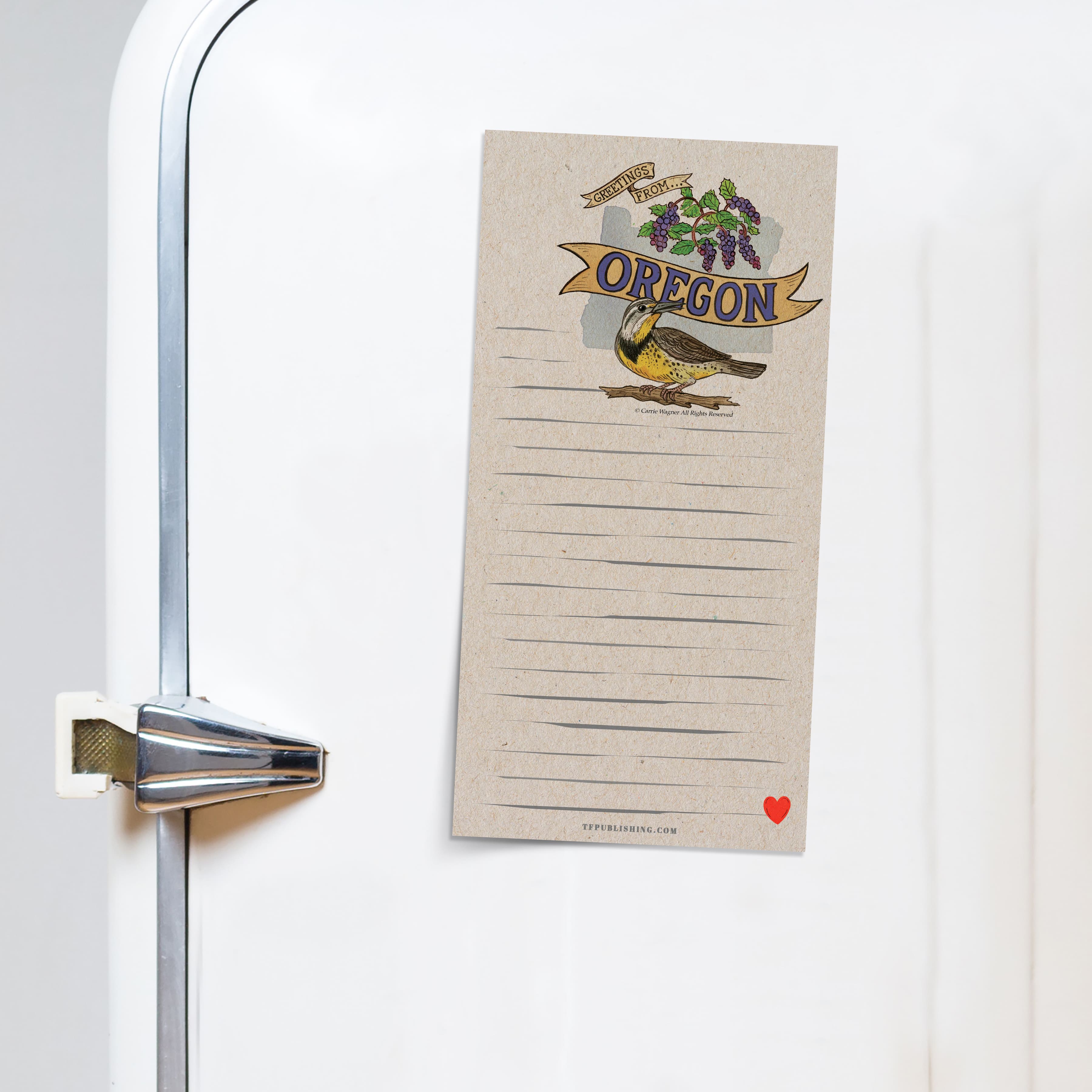 TF Publishing Oregon Magnet Pad