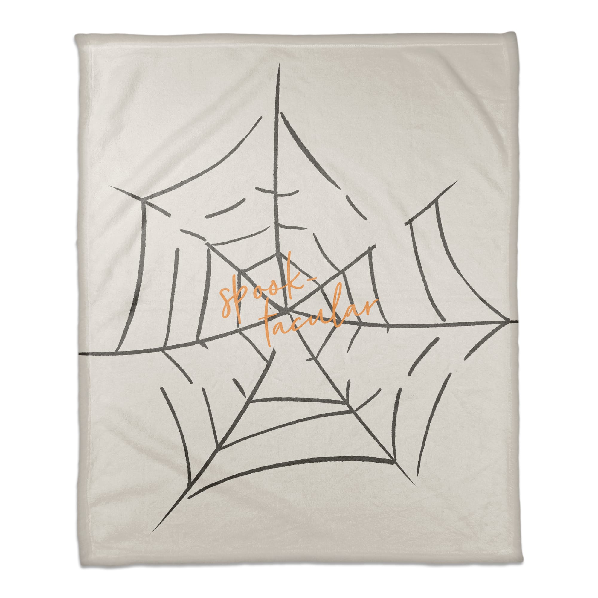 Spooktacular Web Fleece Throw