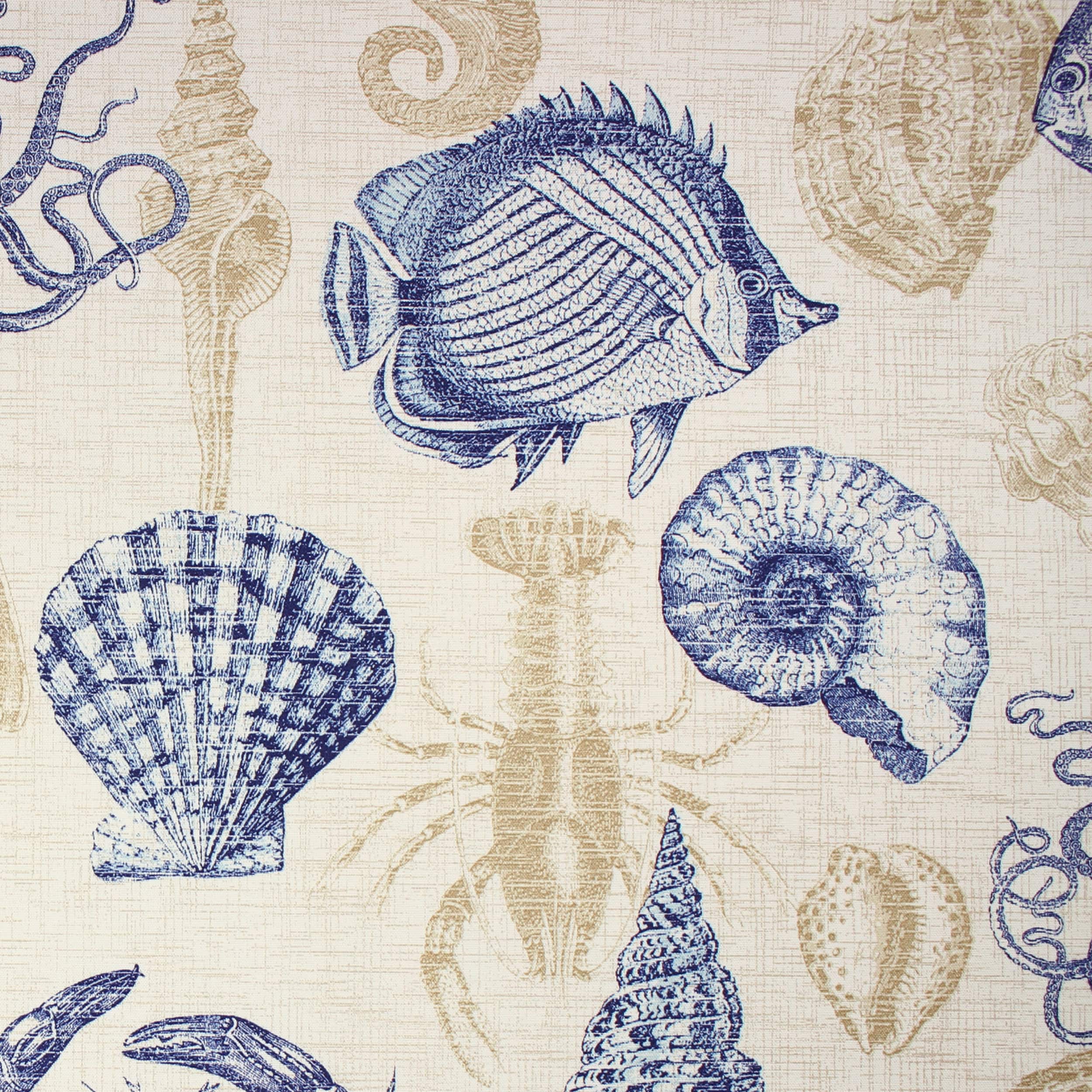 8 yd. Full Bolt: Solarium® Sea Life Marine Outdoor Fabric