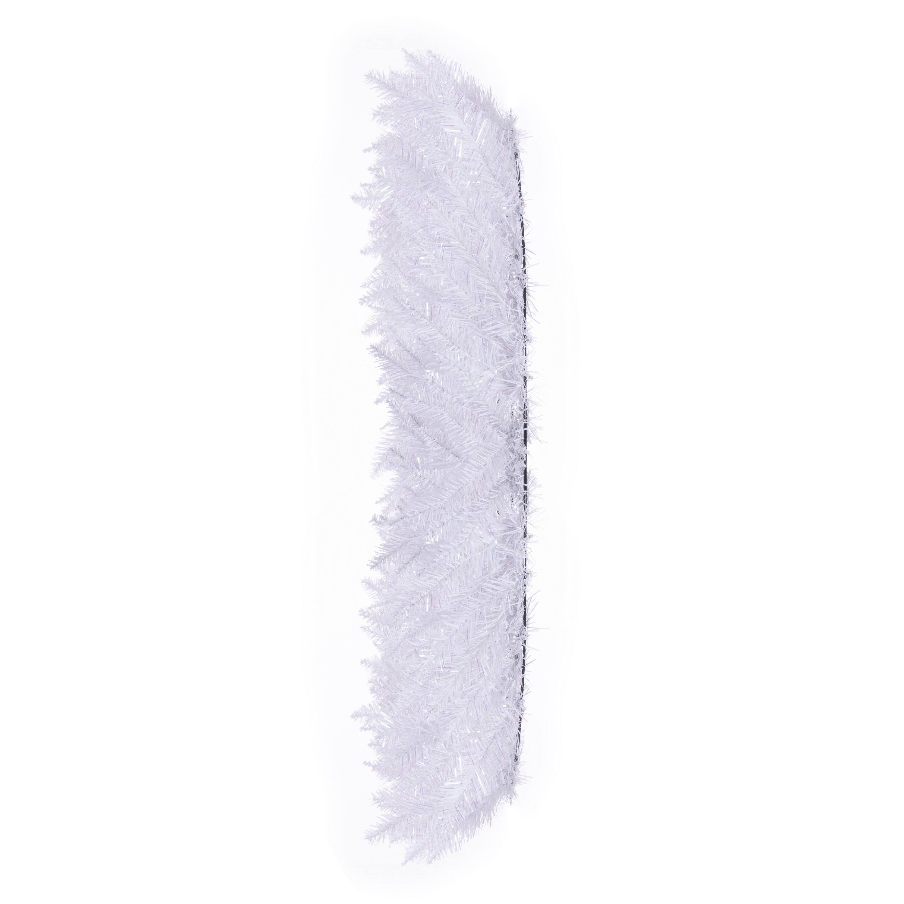 48" Sparkle White Spruce Christmas Wreath