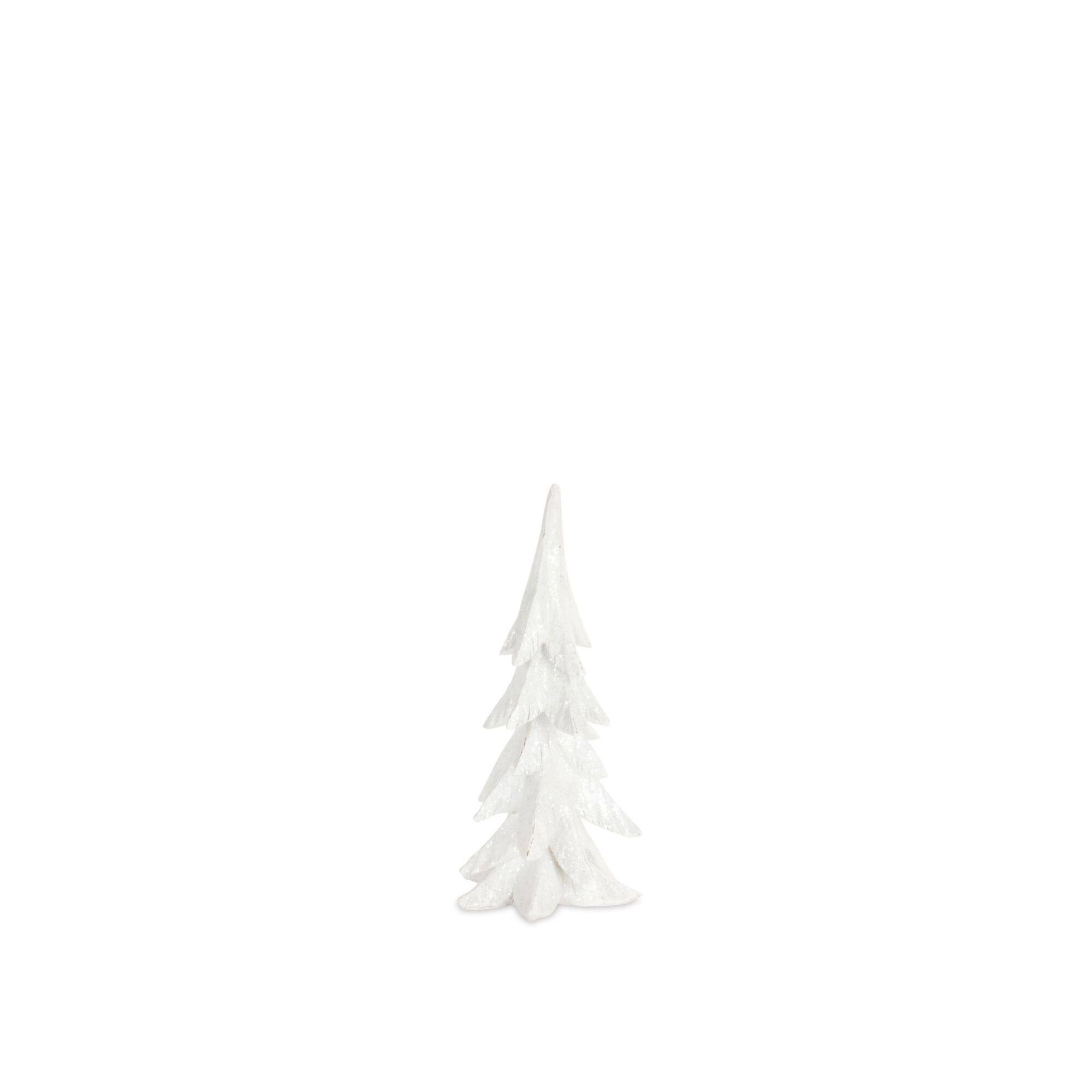 Melrose White Shimmer Tabletop Holiday Trees Set