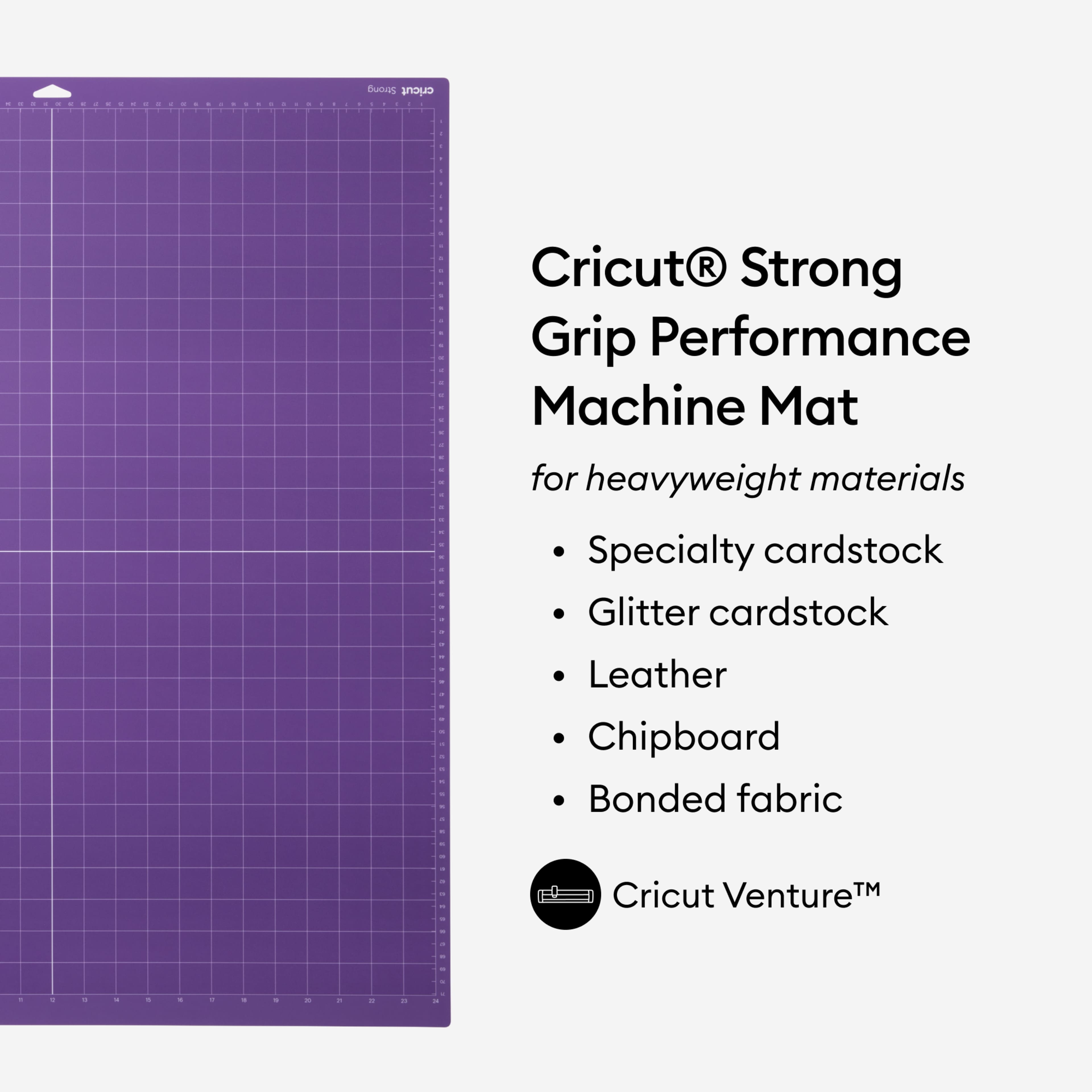 Cricut® 2-Pack Strong Grip Performance Machine Mats, 24" x 12"