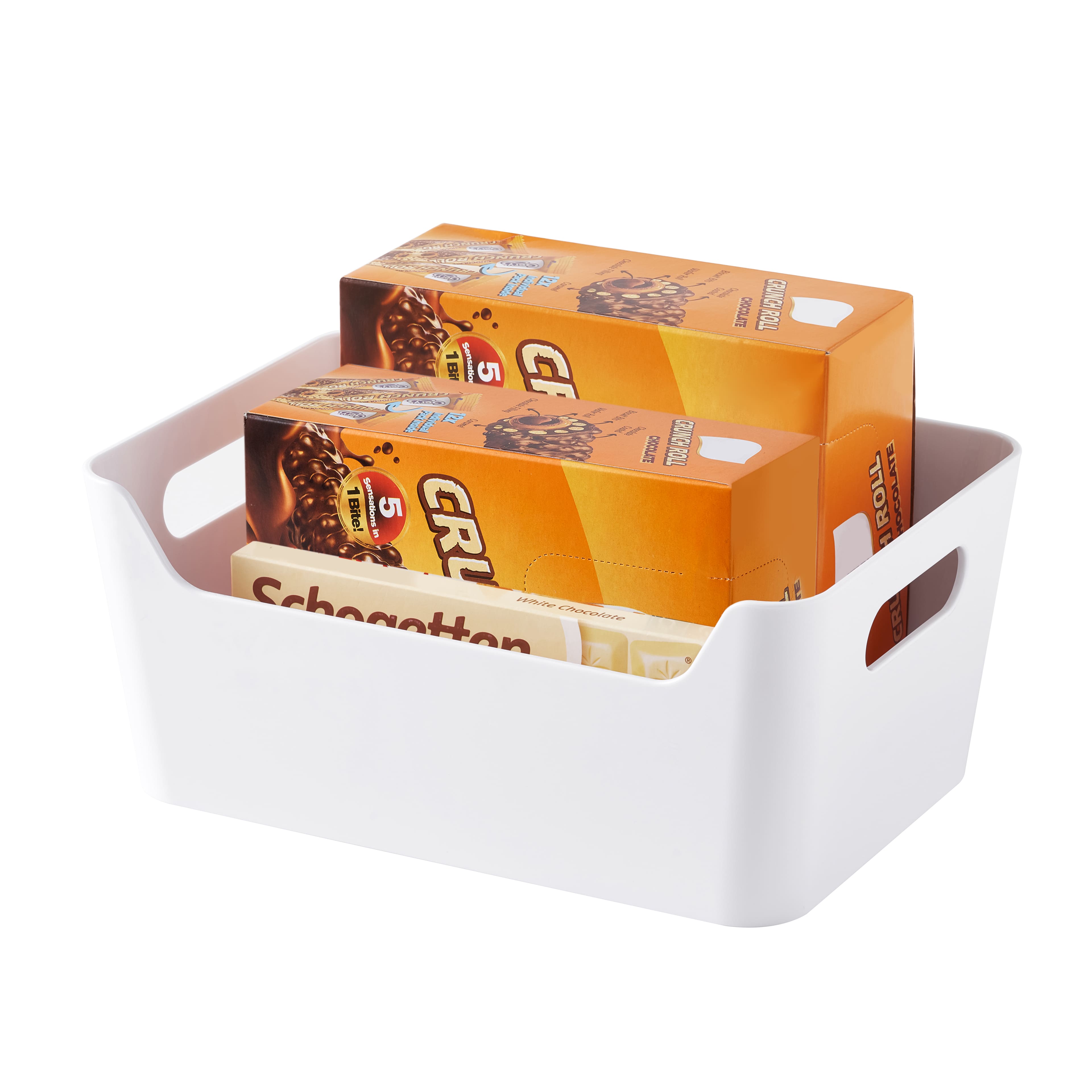 Medium White Open Storage Bin by Simply Tidy®