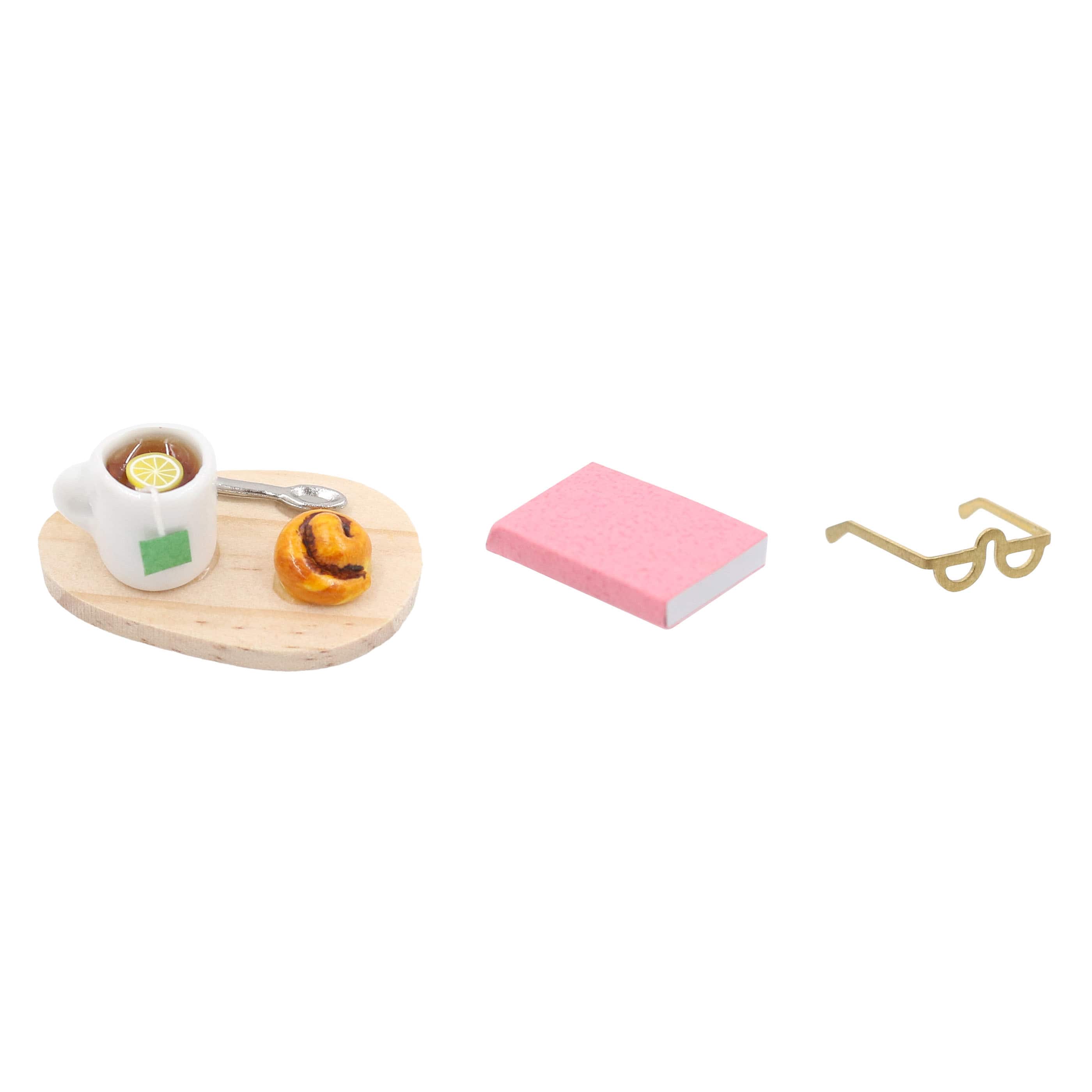 Mini Tea & Book Decoration Set by Ashland®
