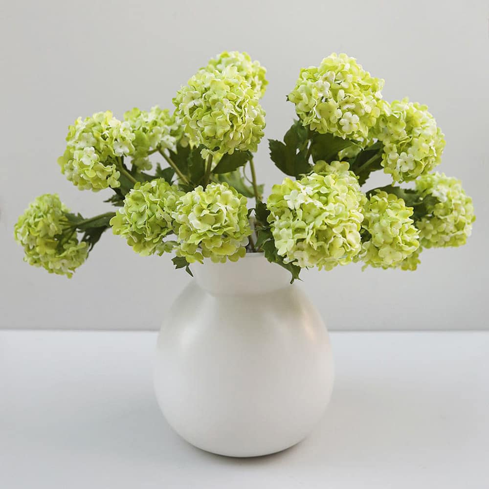 Prestige Botanicals 21.5" Faux Snowball Stem
