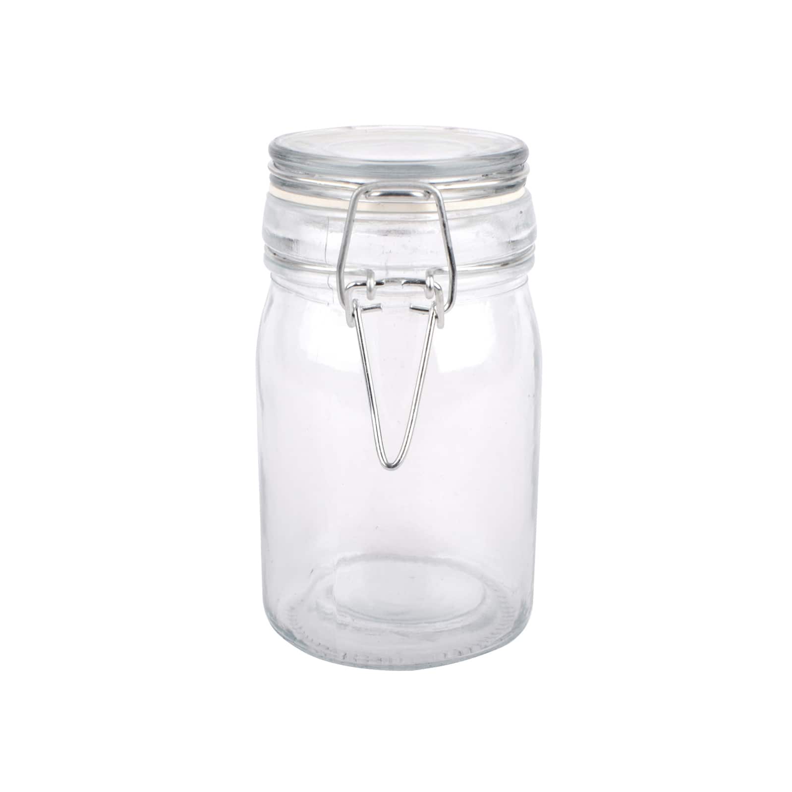 12 Pack: Round Glass Jar with Latch by Ashland®