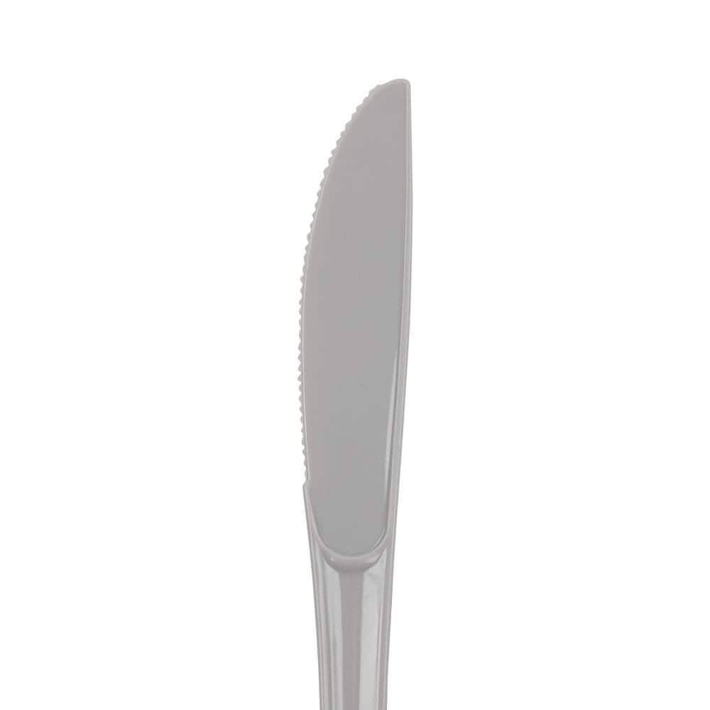 JAM Paper Premium Utensils Plastic Knives Party Pack, 48ct.