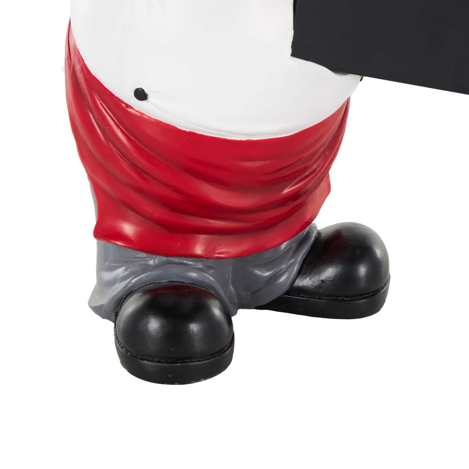 14.25" White with Chalkboard Polystone Chef Decorative Sculpture
