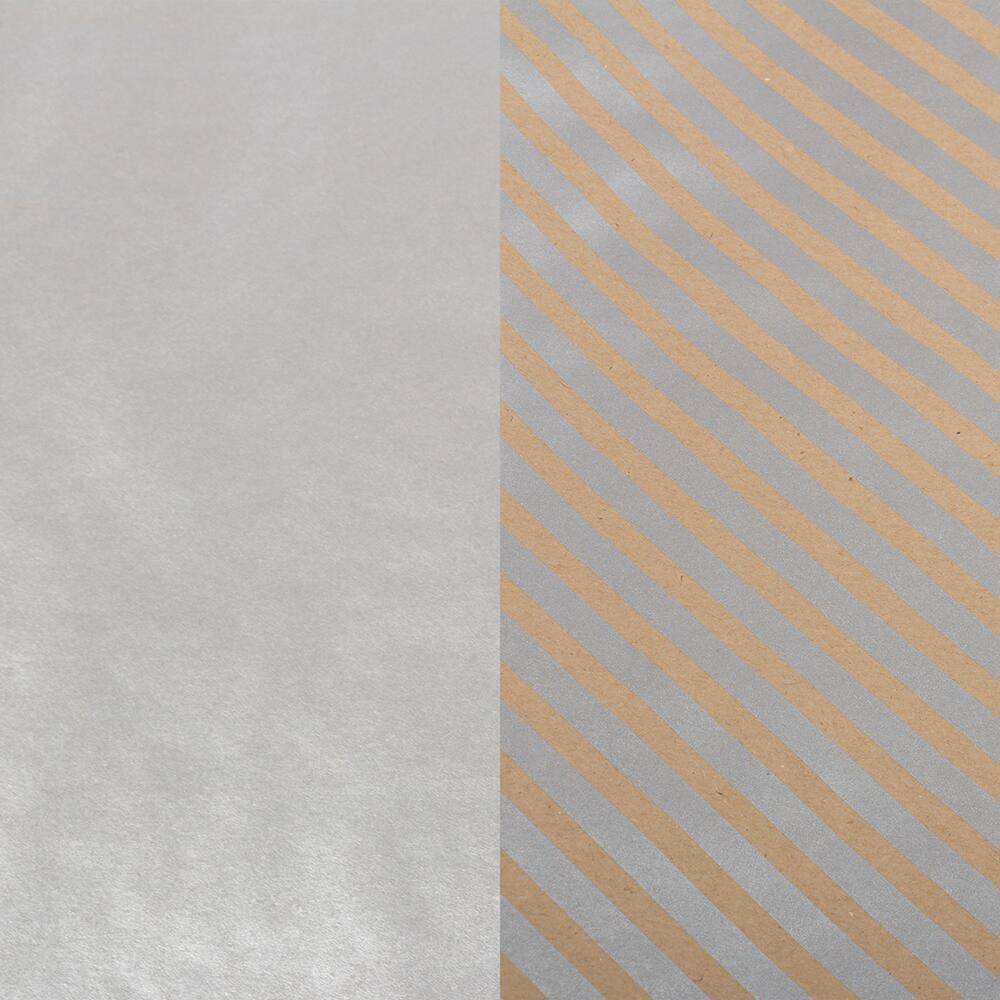 JAM Paper Stripes & Solids Combo Gift Wrap Set