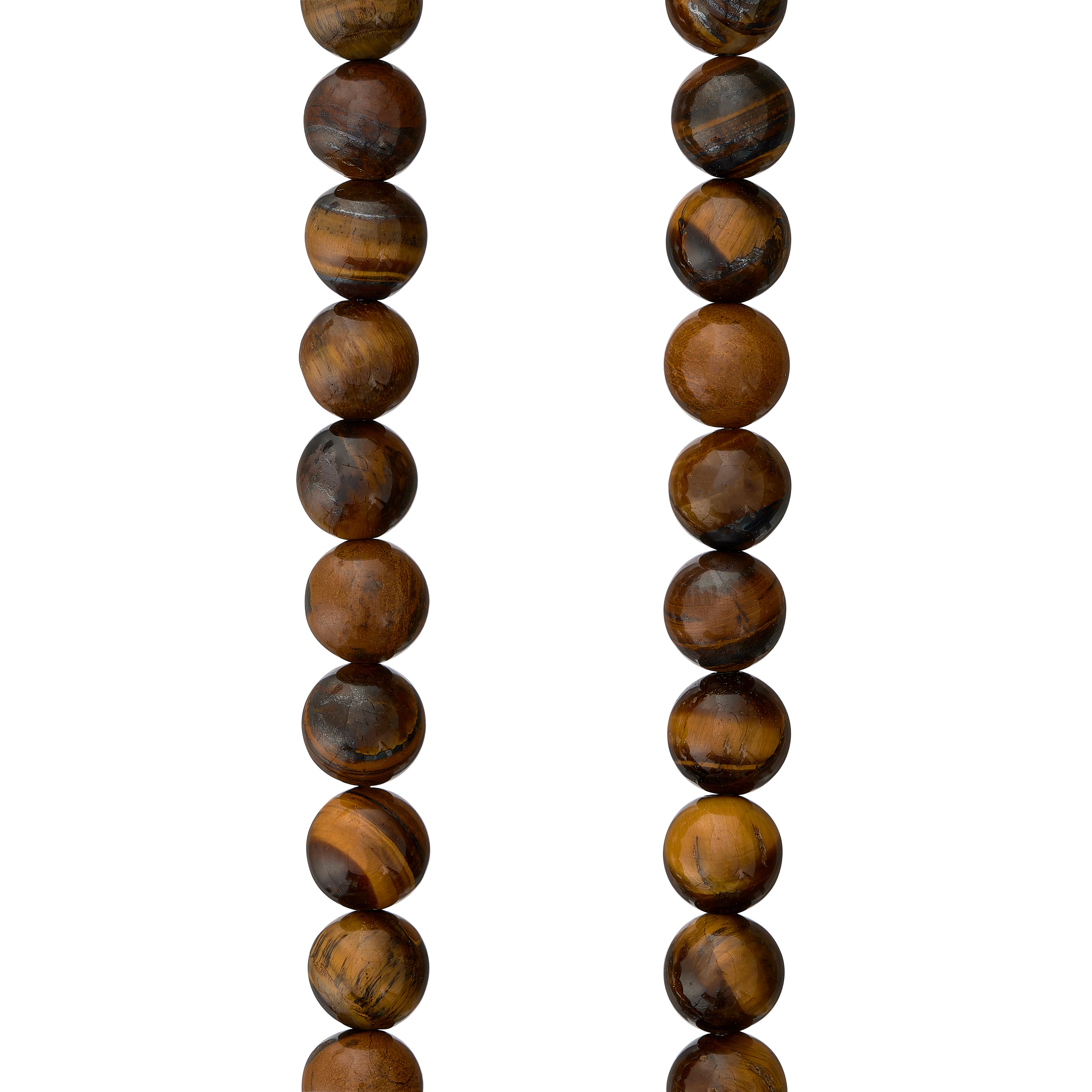 12 Pack: Tiger Eye Round Beads, 8mm by Bead Landing™