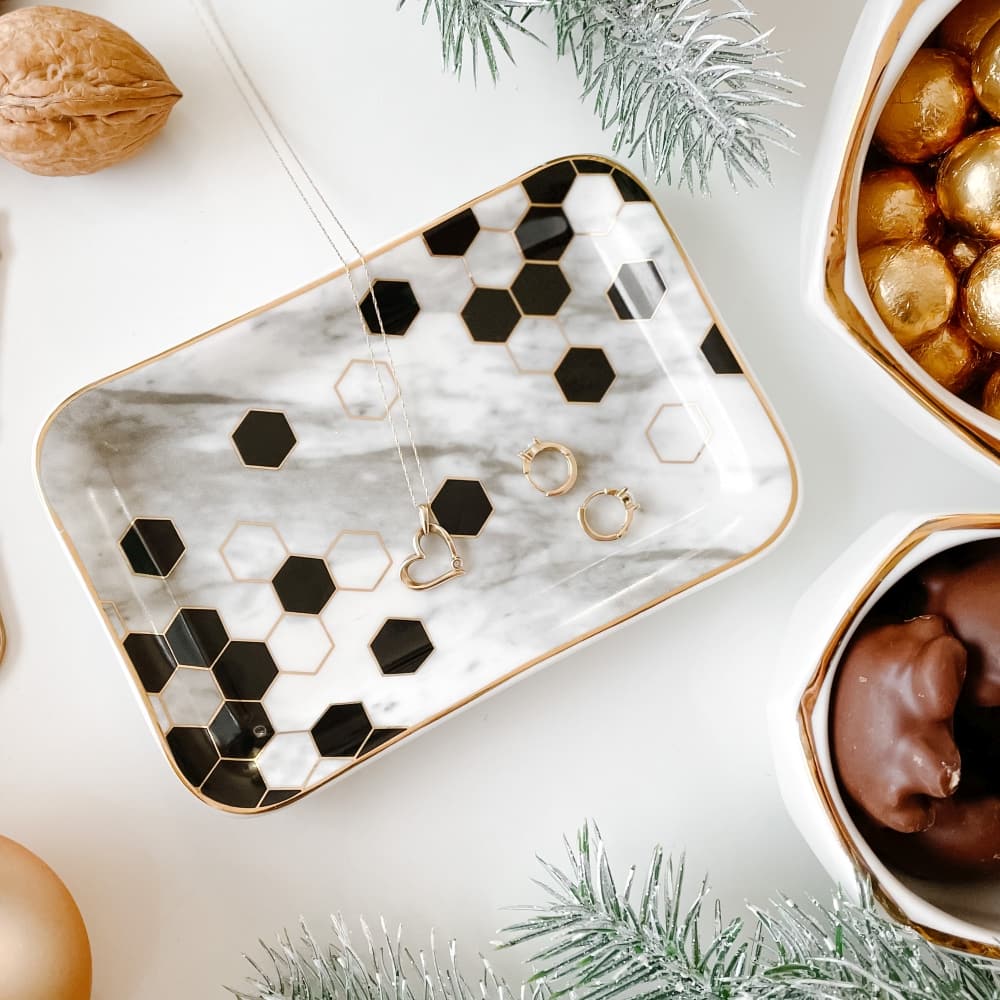 Kate Aspen® Marble Trinket Dish