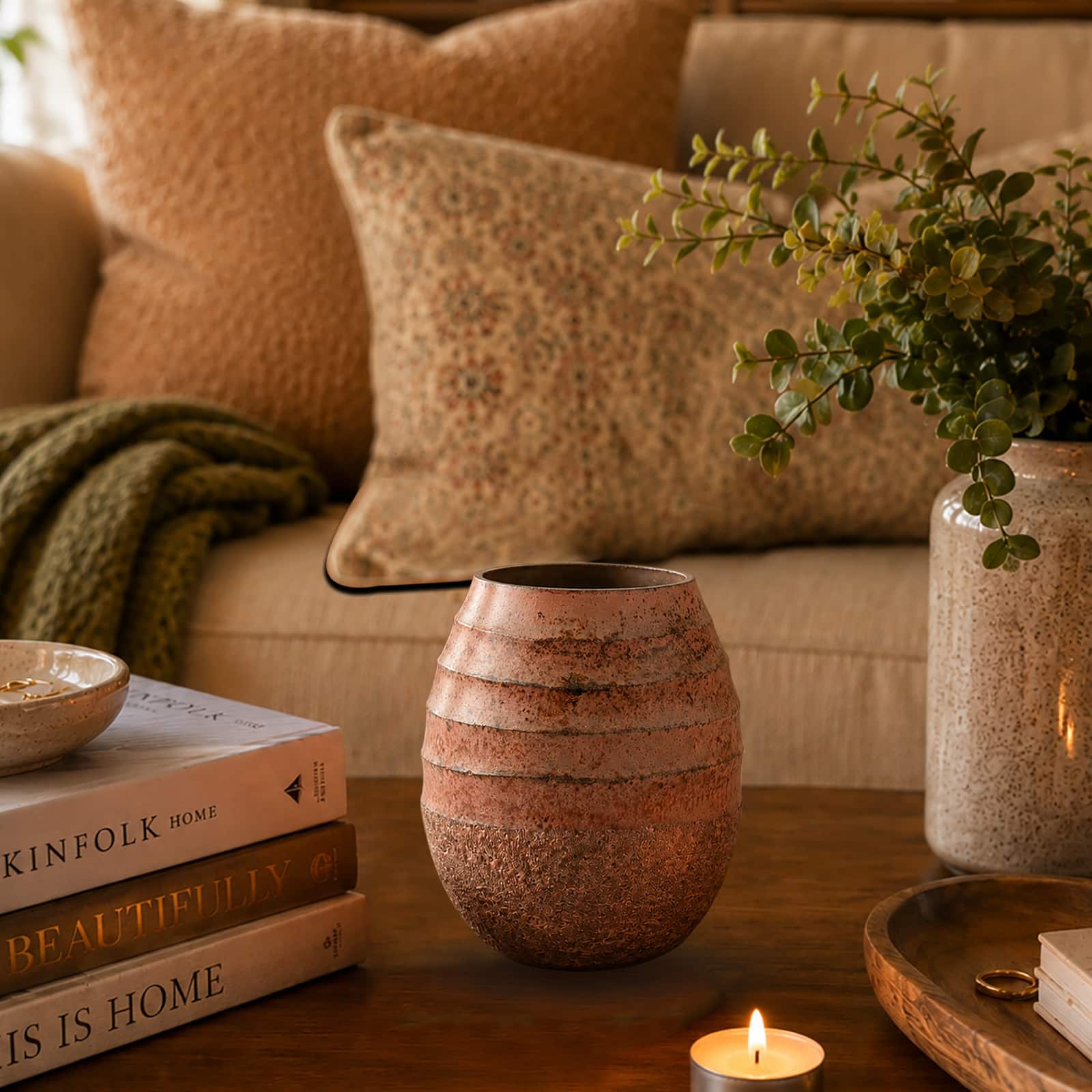 Pink Glass Tabletop Décor by Ashland®