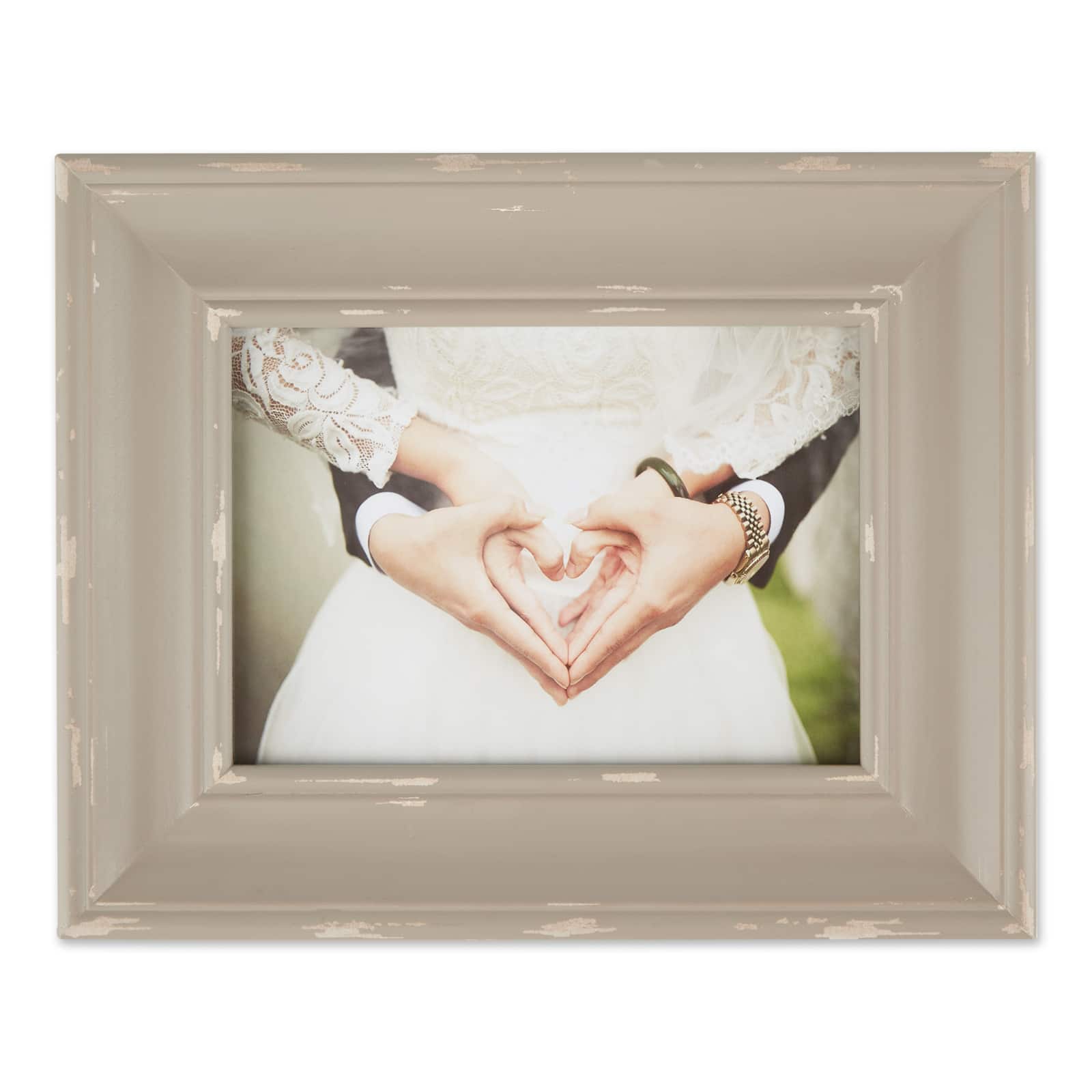 DII® Antique Stone Distressed 5" x 7" Farmhouse Picture Frame