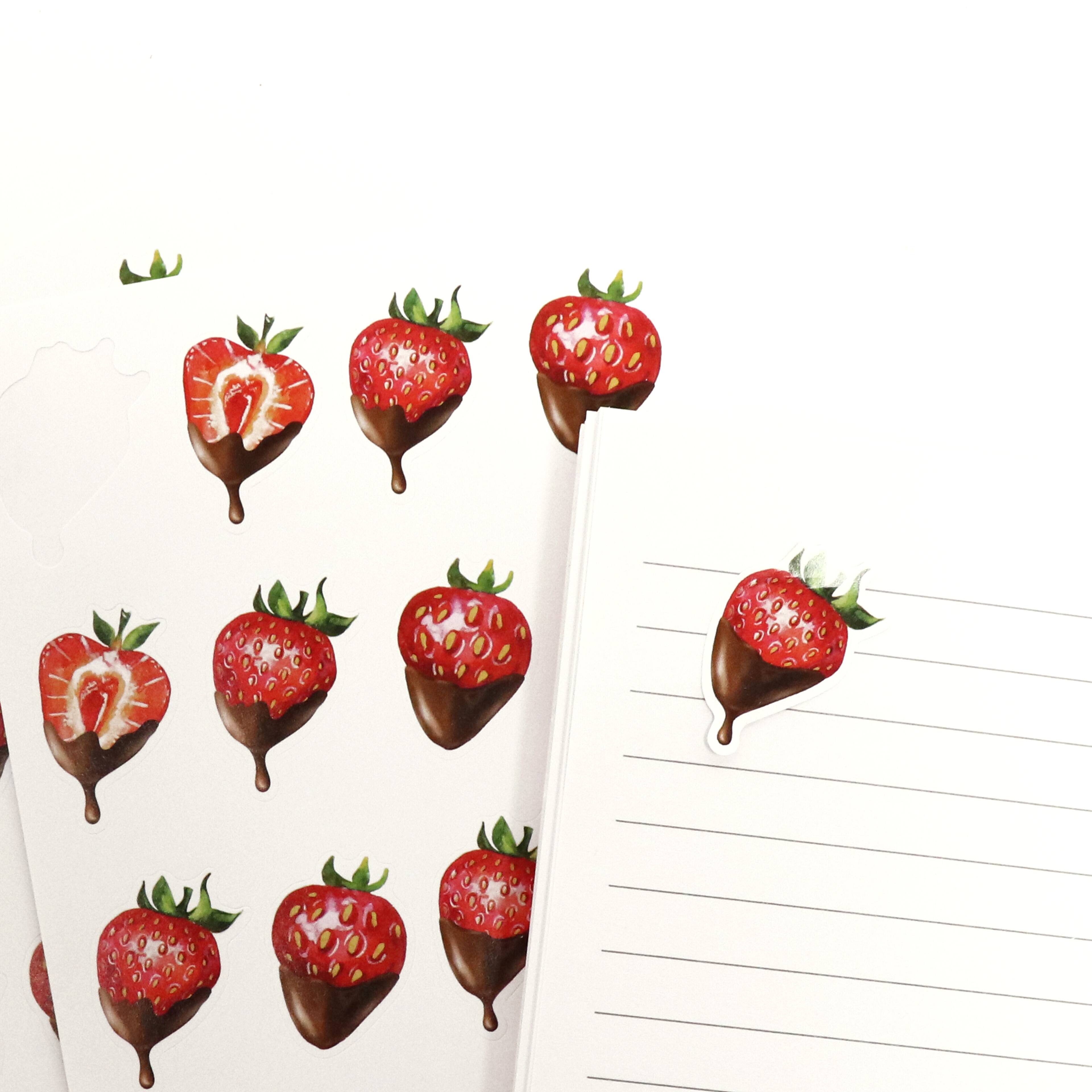 Chocolate Covered Strawberry Stickers by Recollections™