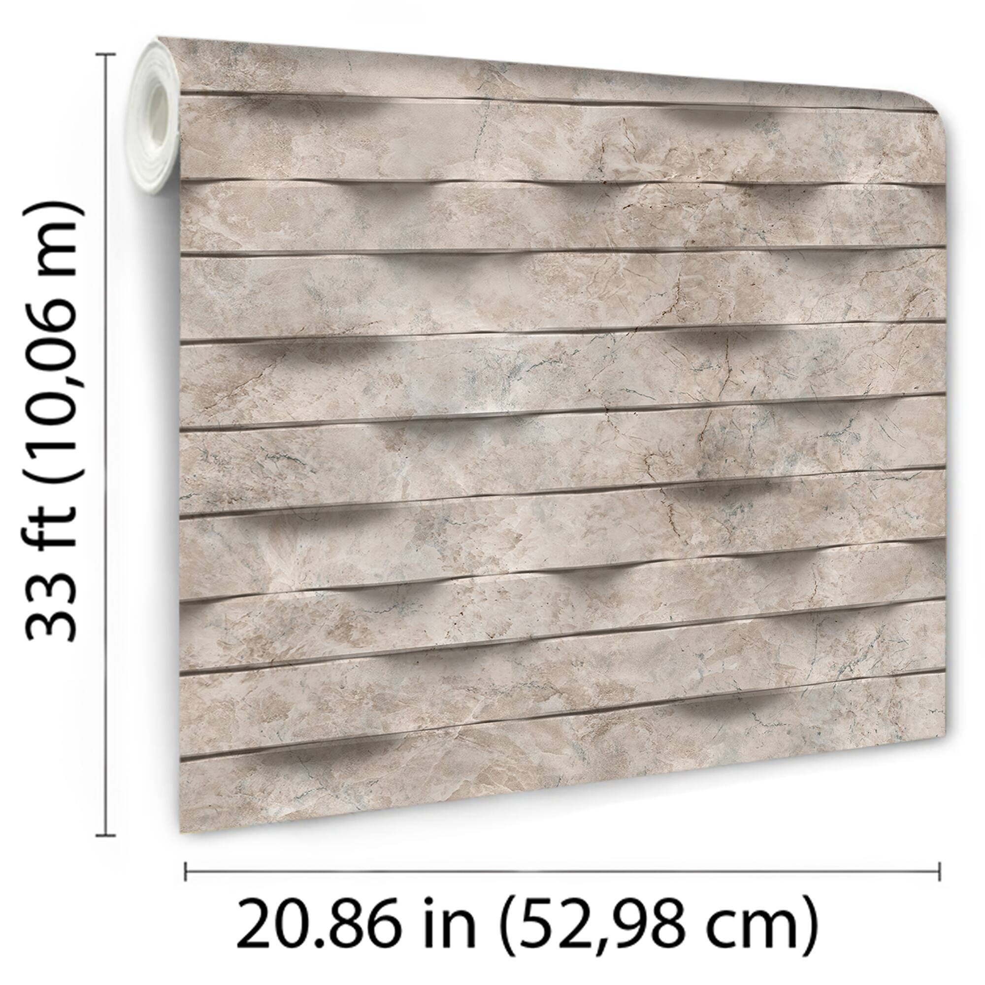 Designs Direct Wavy Marble Stripe Wallpaper