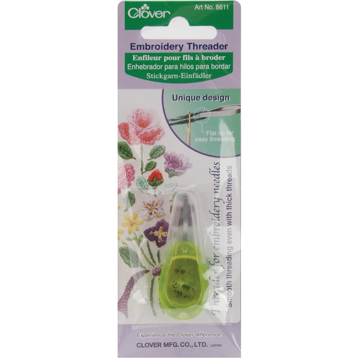 Clover Apple Green Embroidery Threader