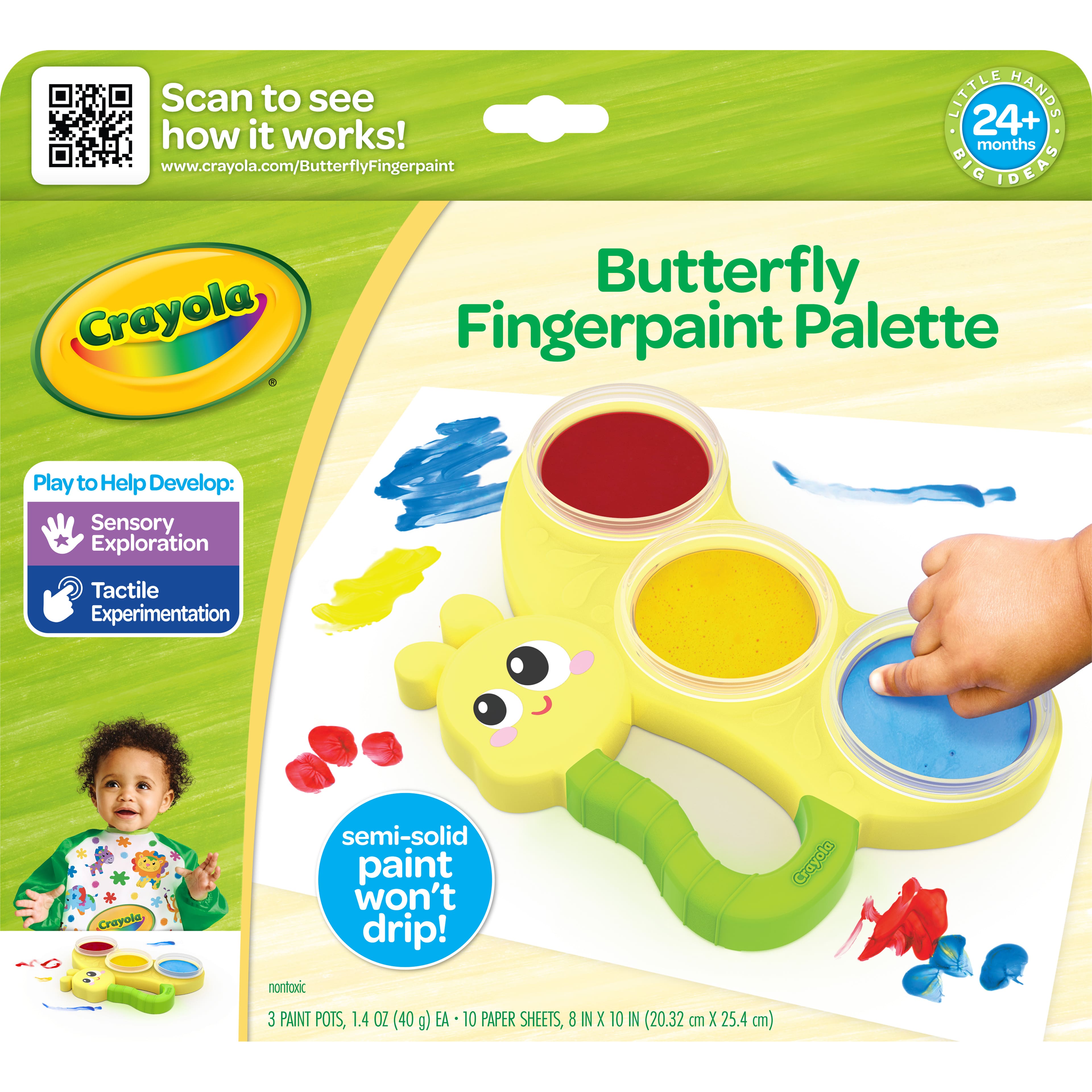 Crayola® Butterfly Fingerpaint Pallette