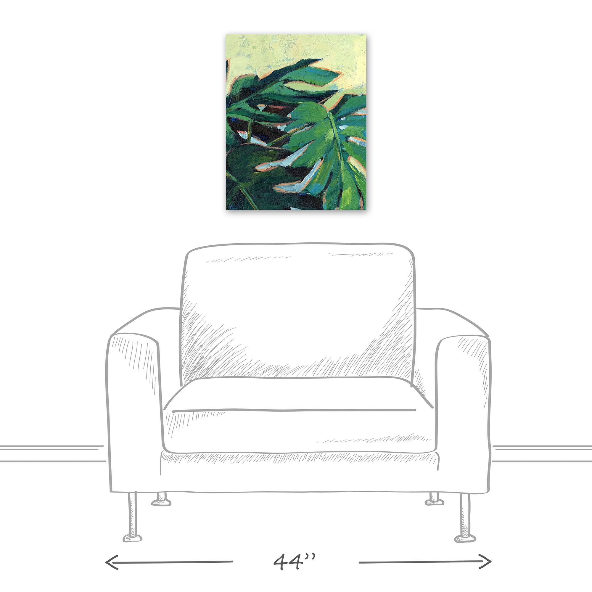 Big Leaves 16" x 20" Canvas Wall Art
