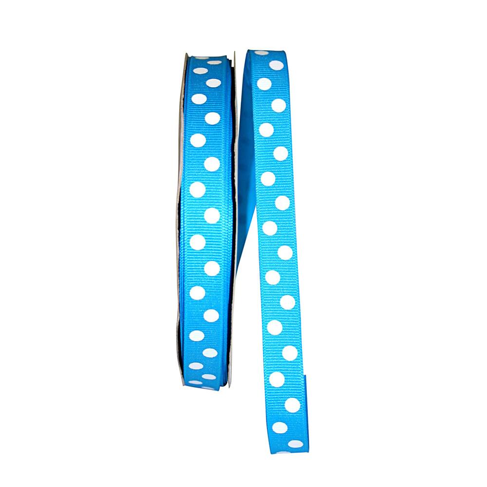 JAM Paper 5/8" x 50yd. Grosgrain Aspirin Dots Ribbon