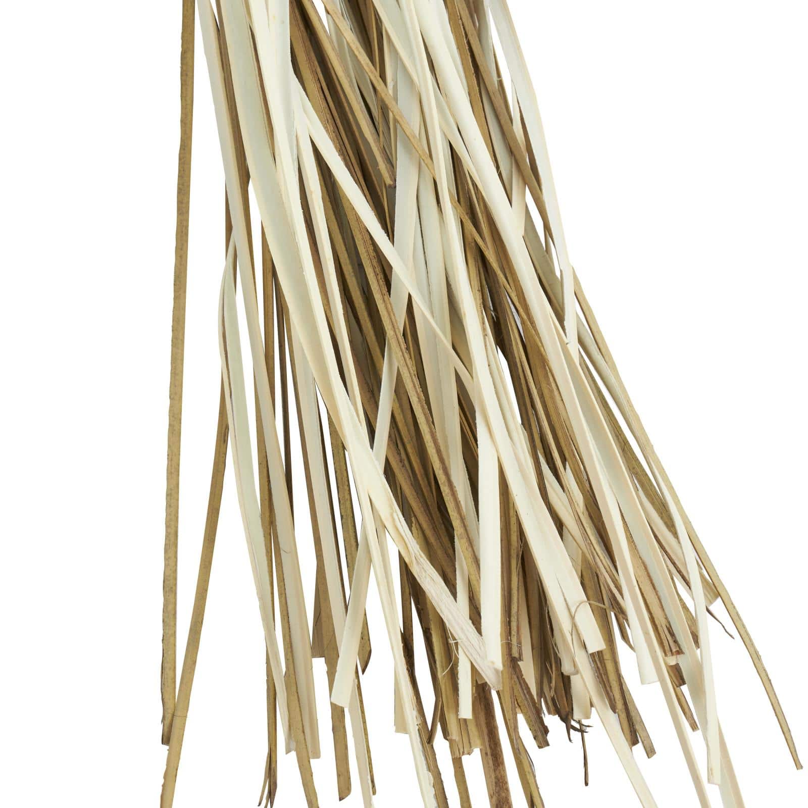 4.75ft. Brown Dried Plant Palm Leaf Natural Foliage with Grass