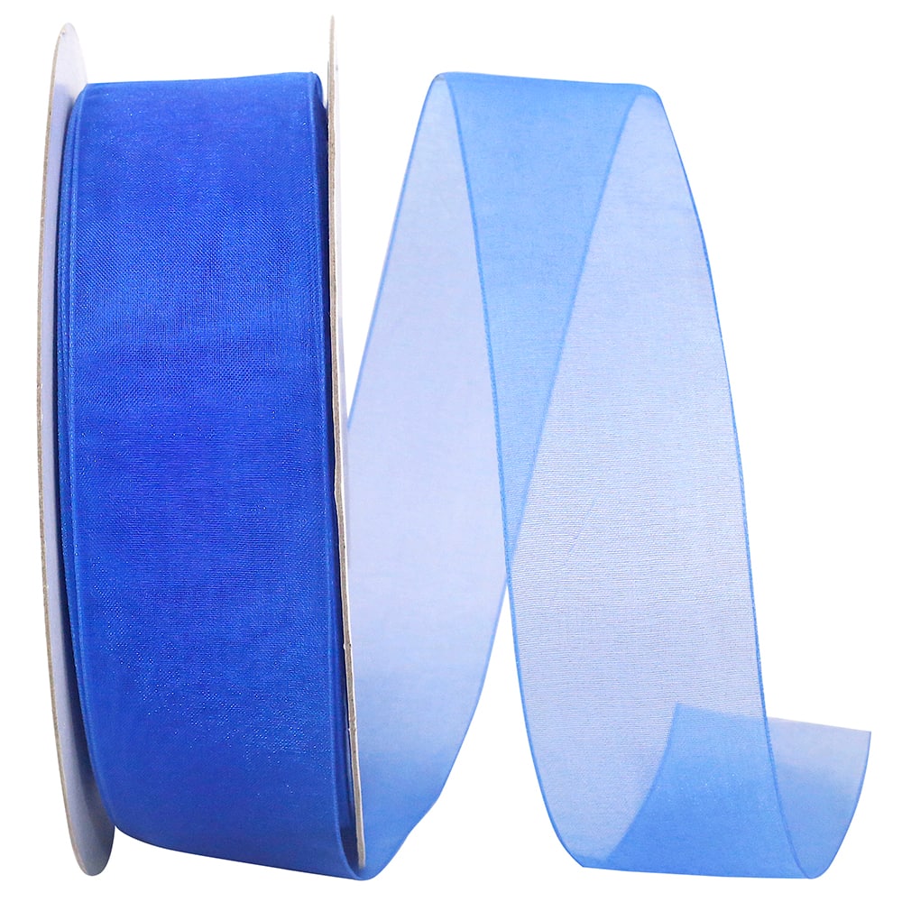JAM Paper 1.5" x 100yd. Sheer Chiffon Mono Ribbon