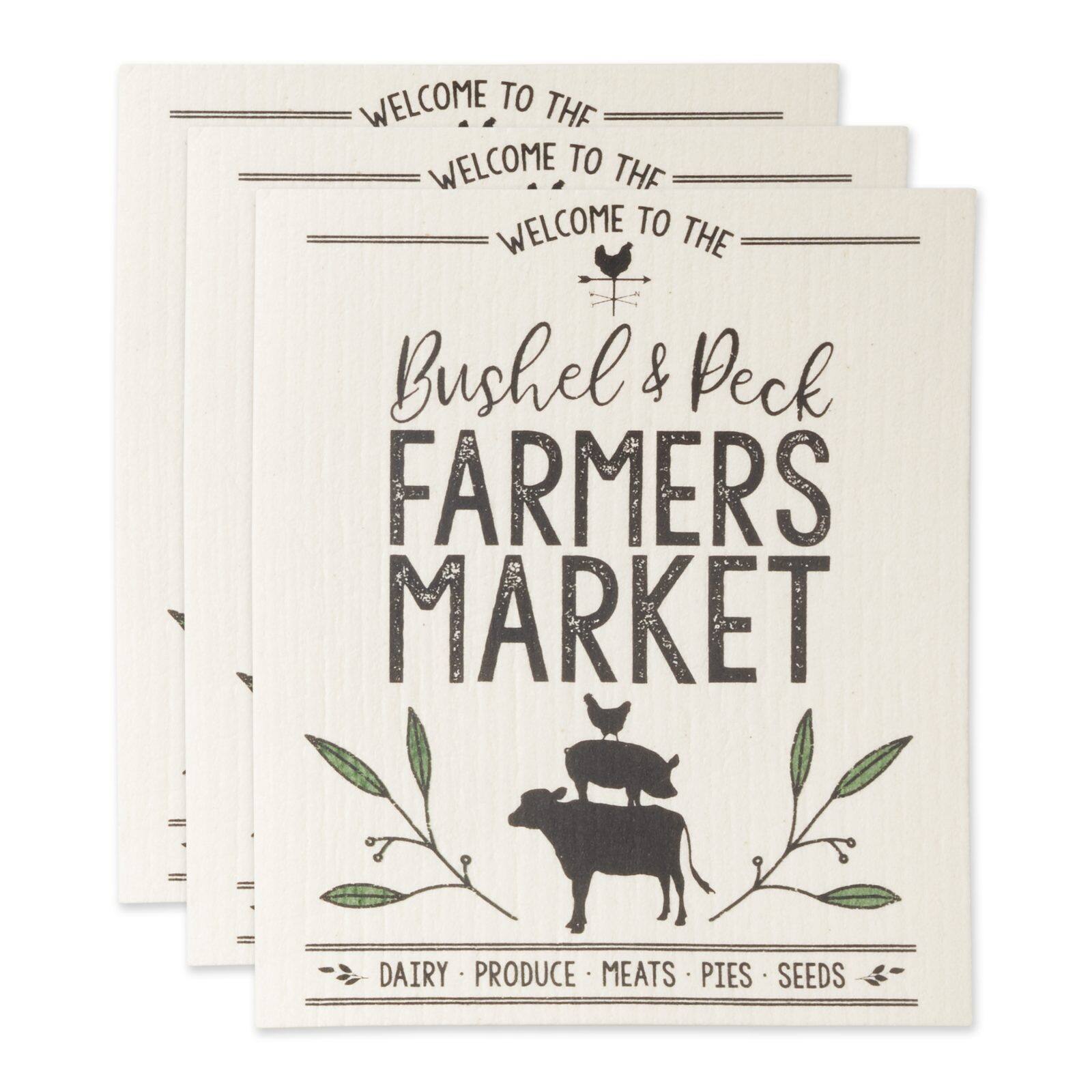 DII® Farmers Market Swedish Dishcloth, 3ct.