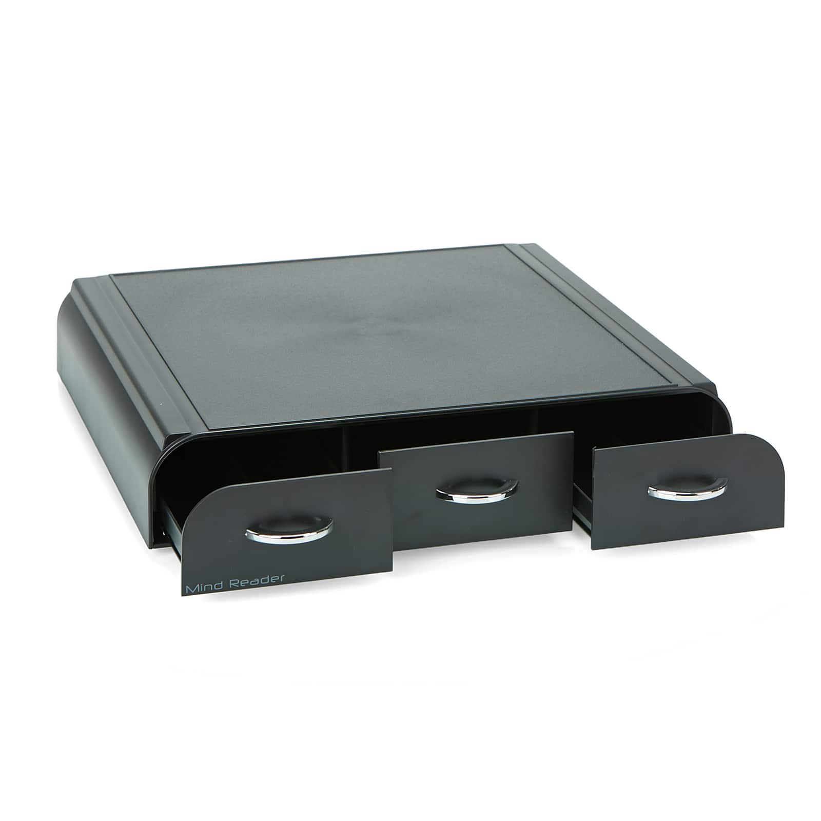 Mind Reader Black 36 Capacity 'Anchor' Triple Drawer Single Serve Coffee Pod Holder