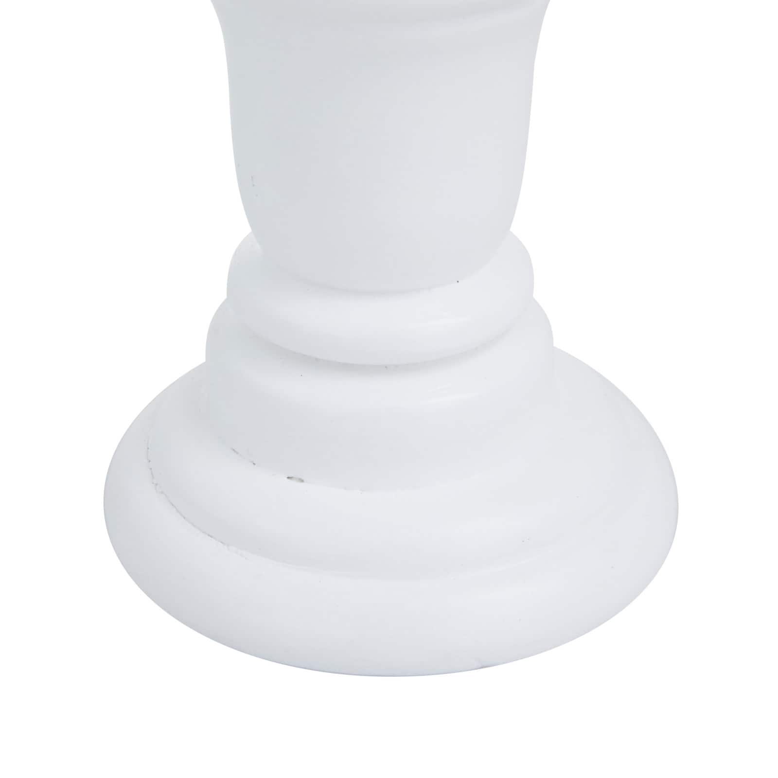 White Wood French Country Candle holder 10",8",6