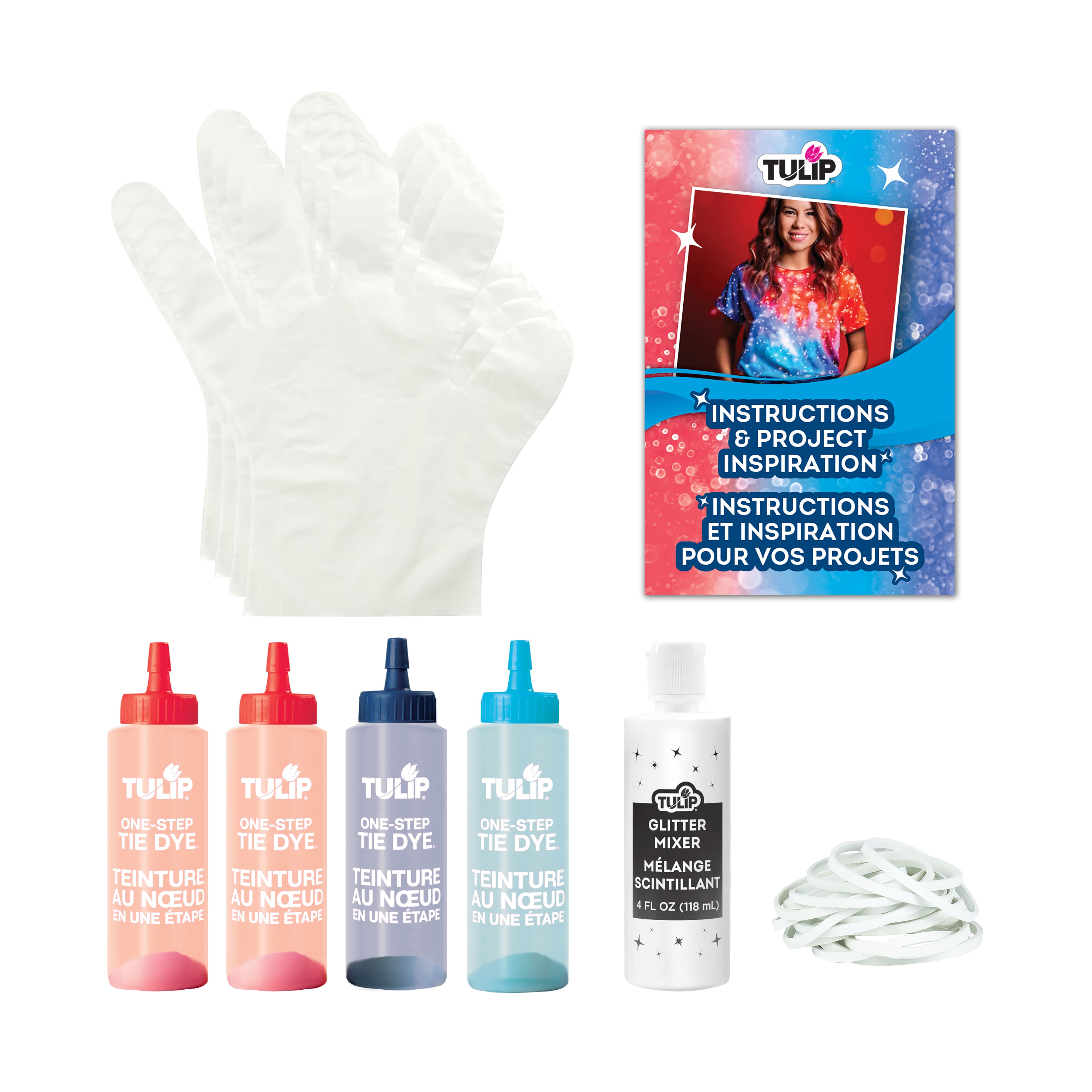 Tulip® Fireworks Festival Tie-Dye Glitter Mixer Kit