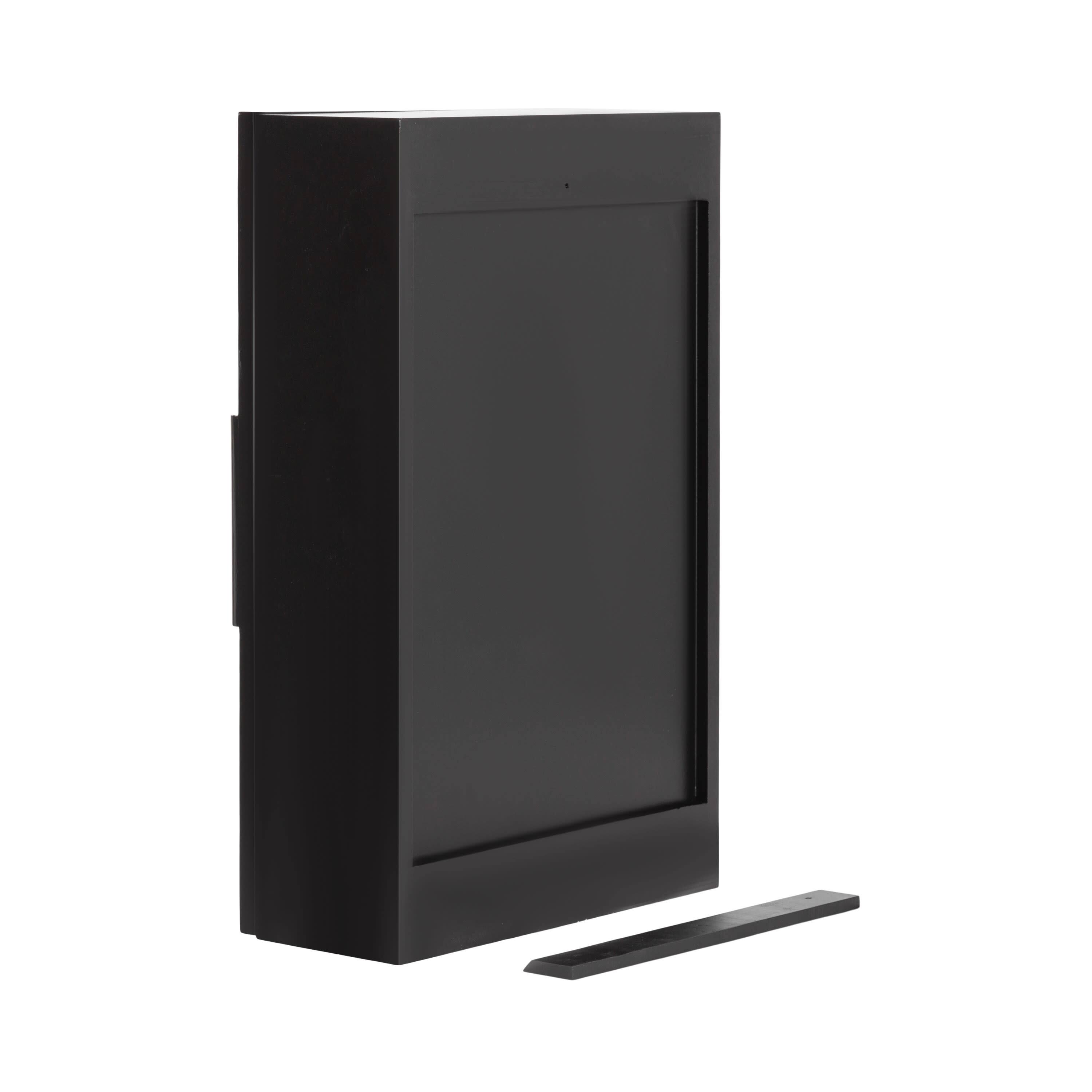 Kate and Laurel Ori Rattan Wall Cabinet