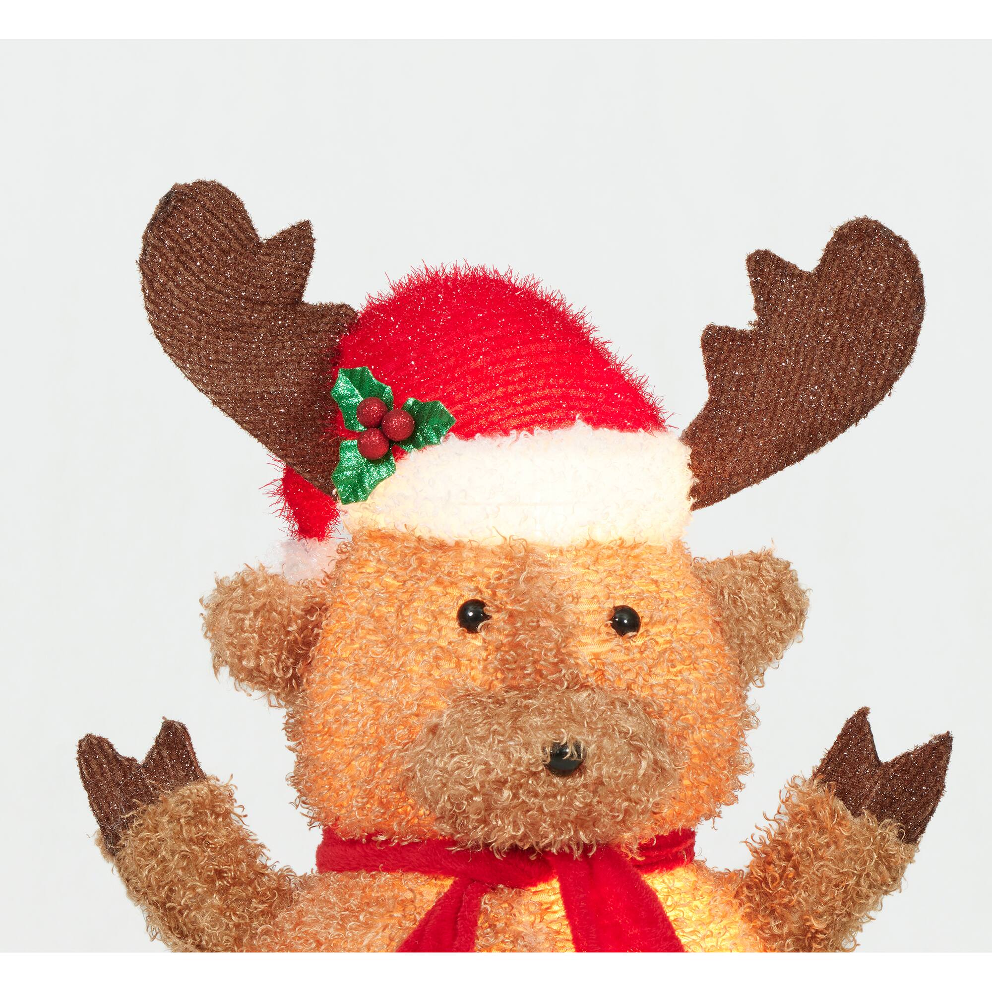 2.5ft. Pop-Up Fluffy Moose Sculpture