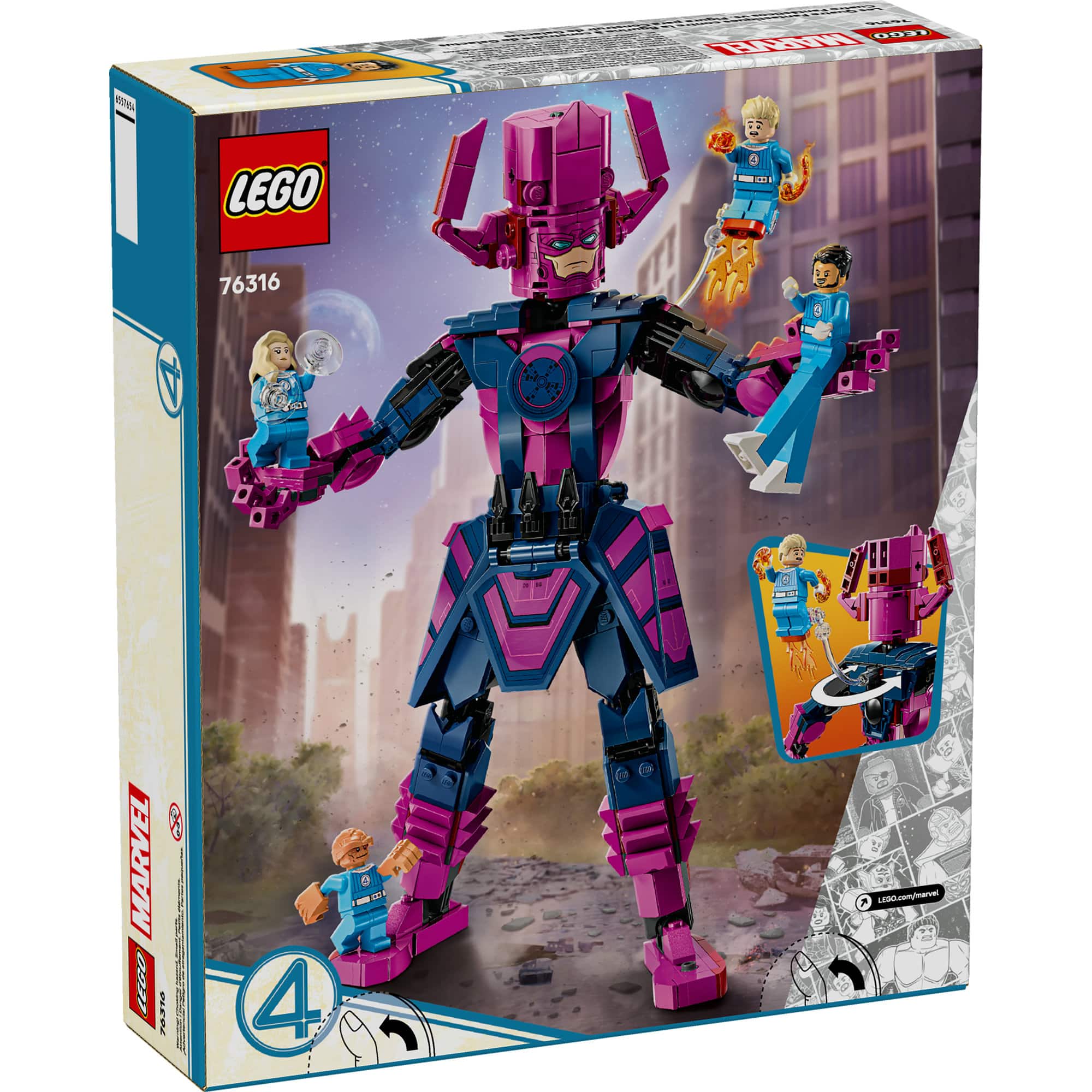 LEGO® Marvel Fantastic Four vs. Galactus Construction Figure 76316